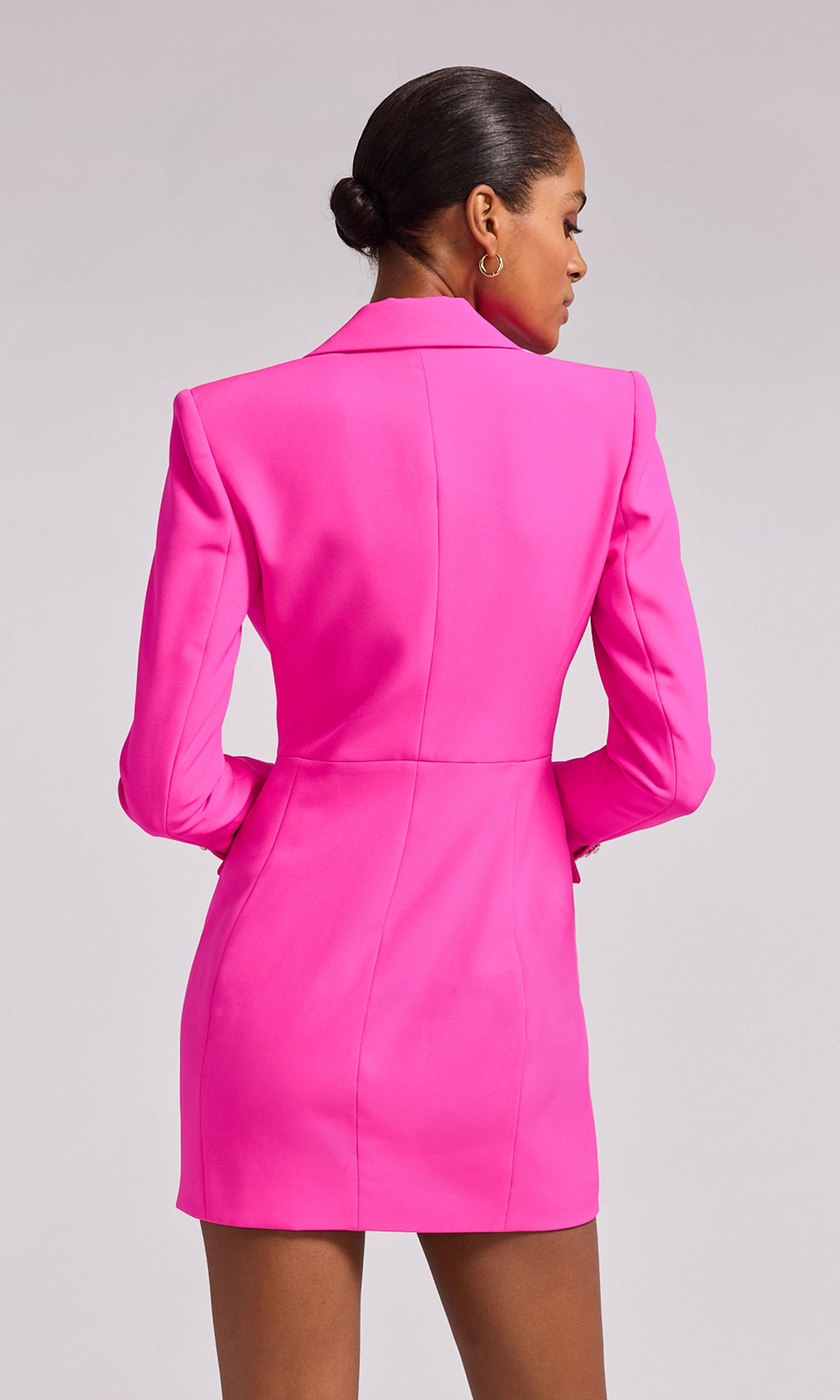 Bright pink clearance blazer dress