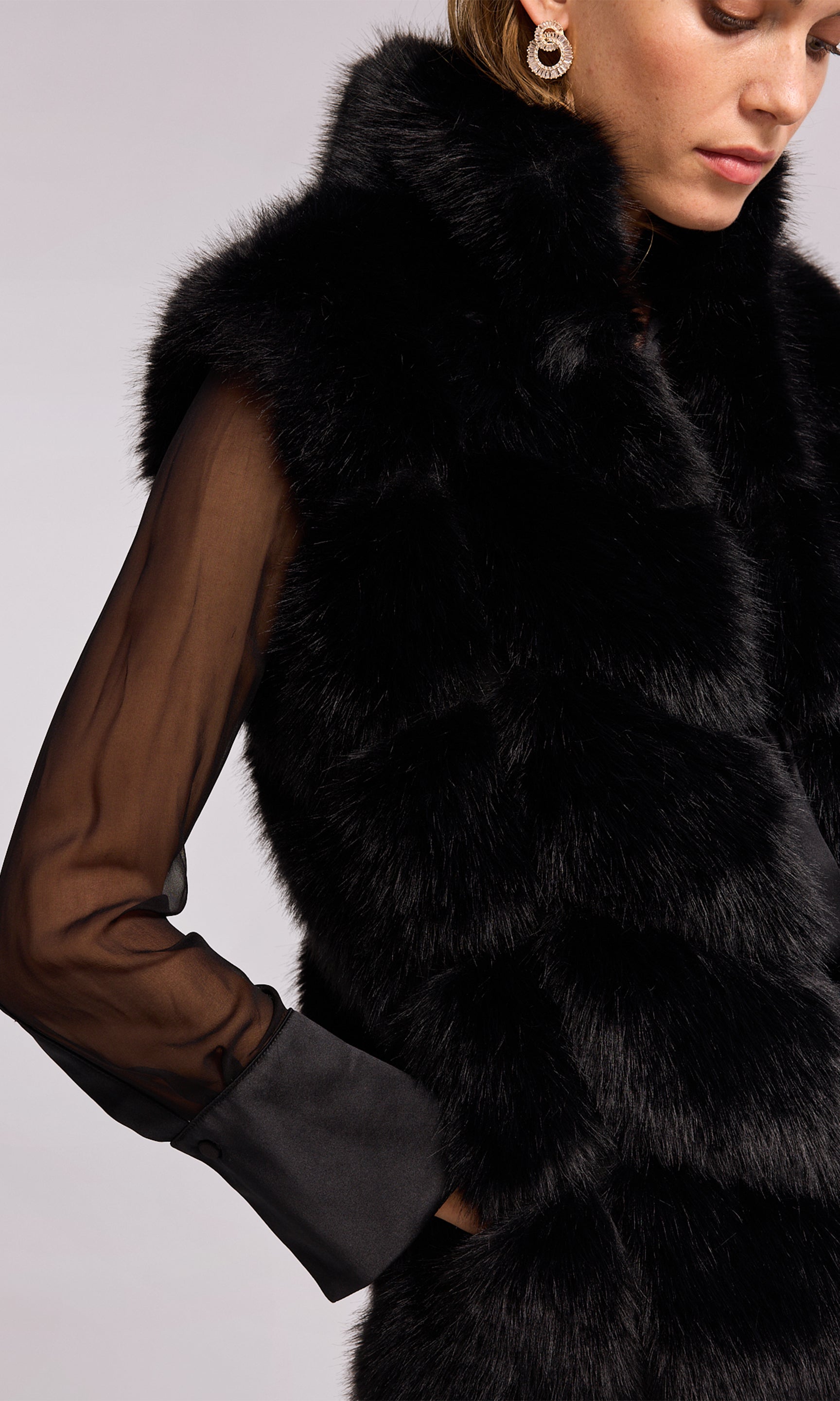Whitley Faux Fur Vest – Generation Love