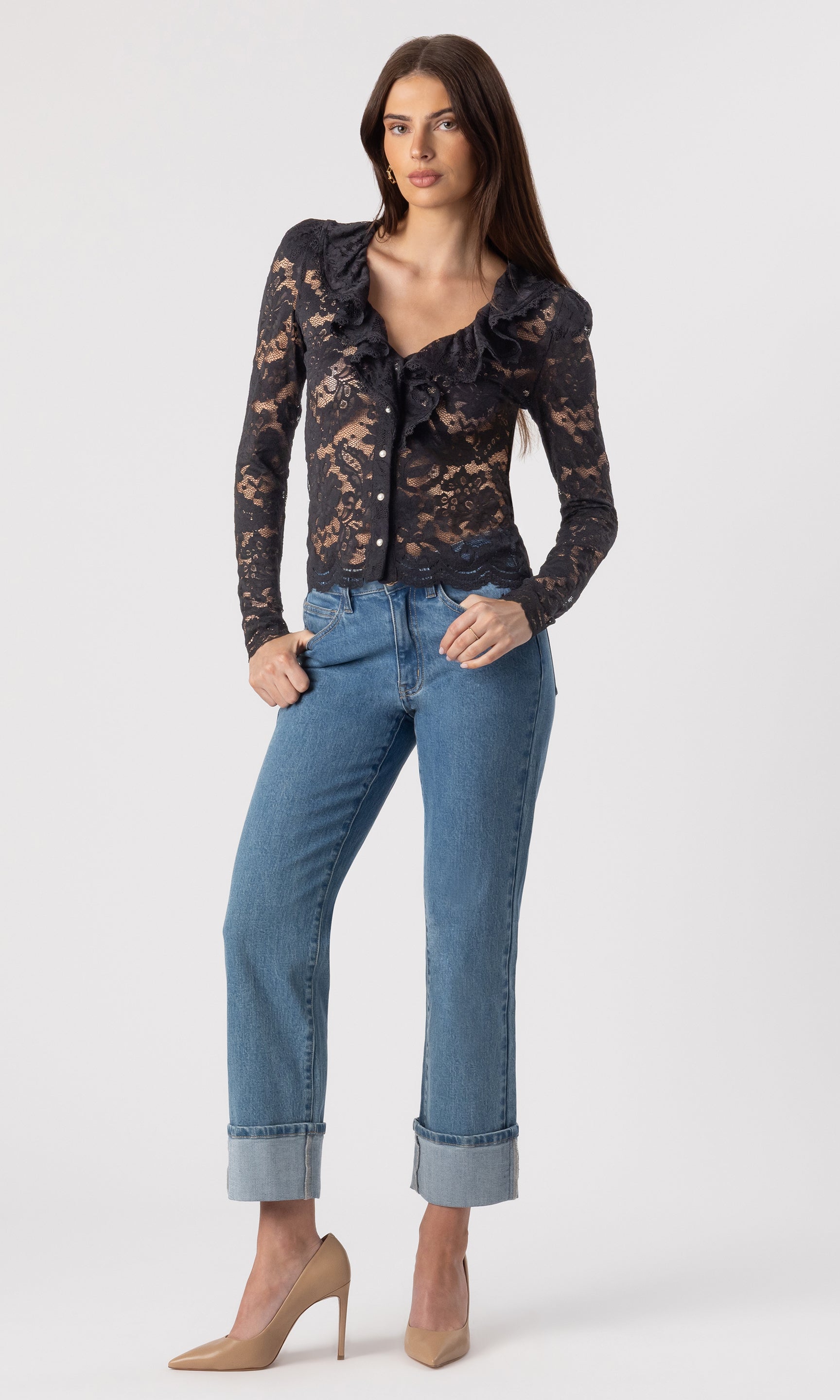 Corsa Lace Top