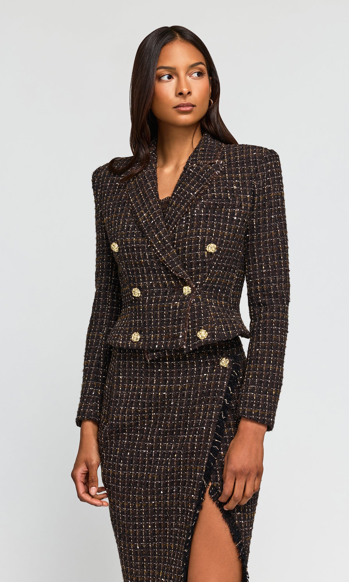 Aytul Tweed Blazer