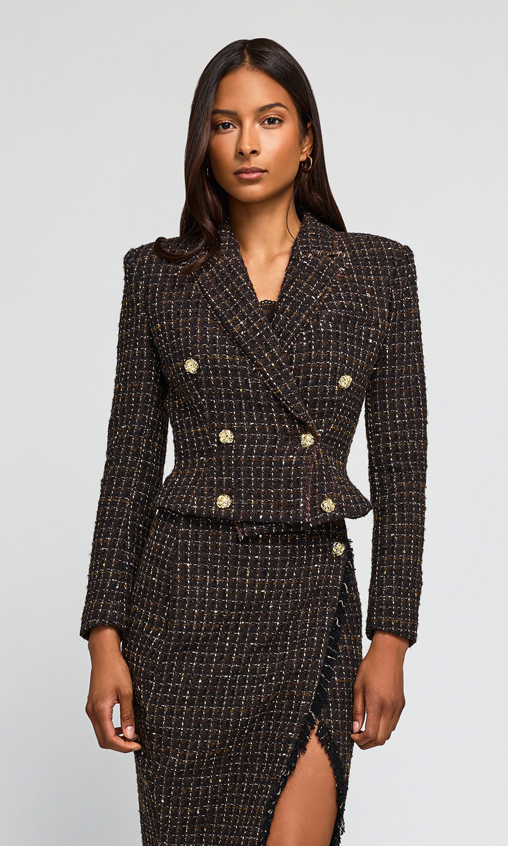 Aytul Tweed Blazer