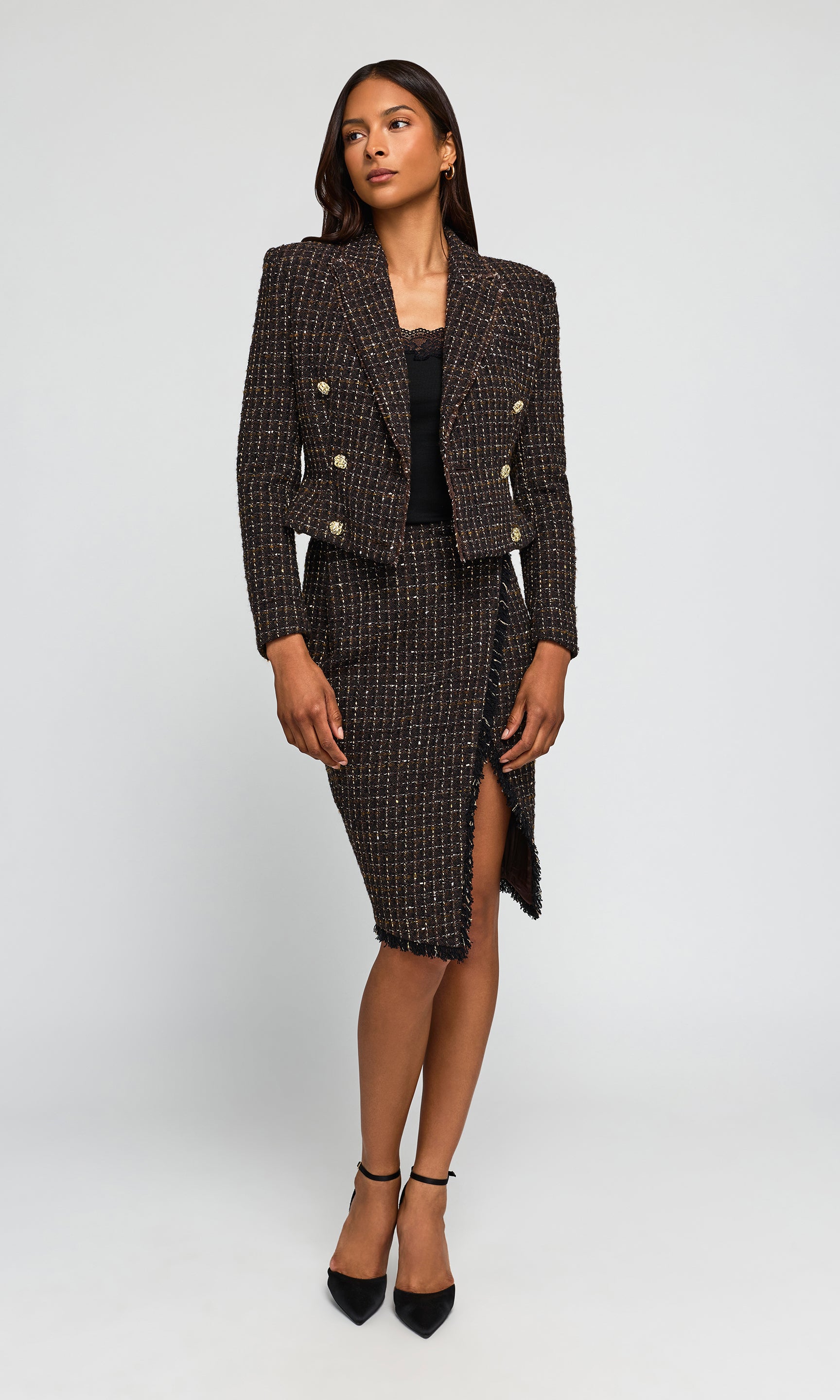 Aytul Tweed Blazer