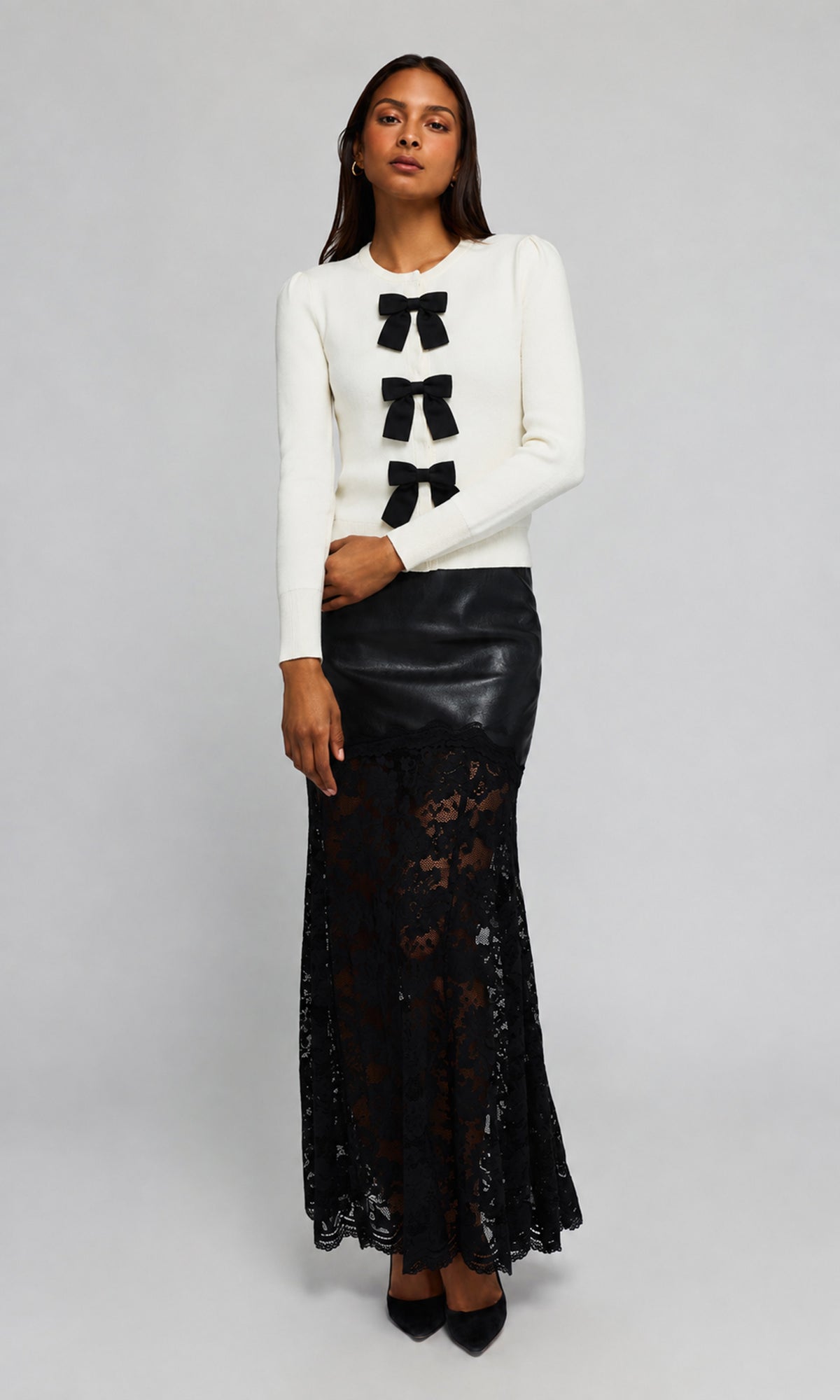 Collins Bow Cardigan