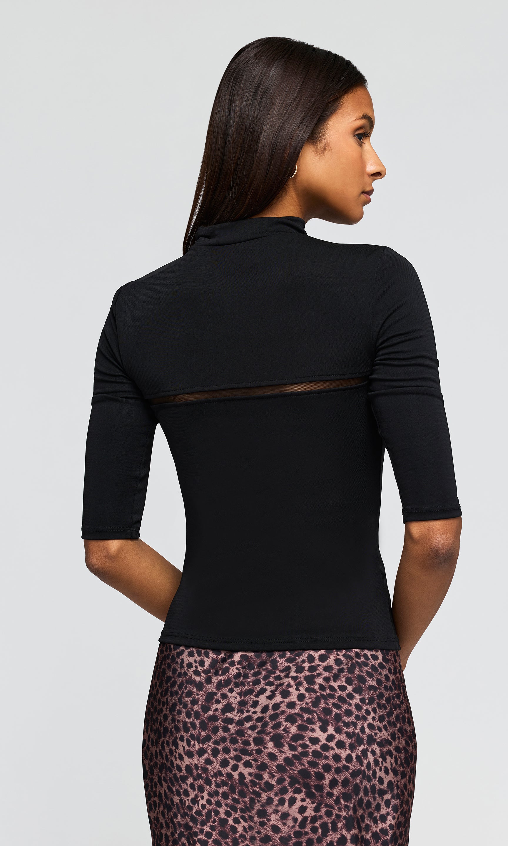 Elin Mesh Combo Top