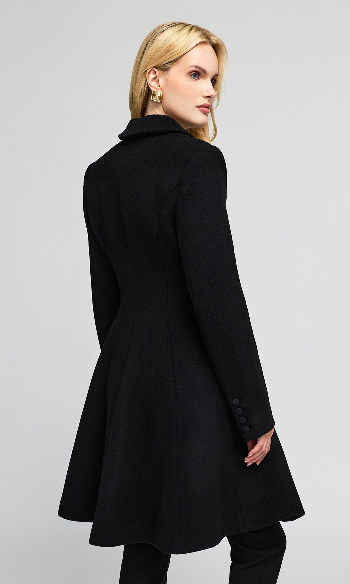 Jackie Bow Wool Coat