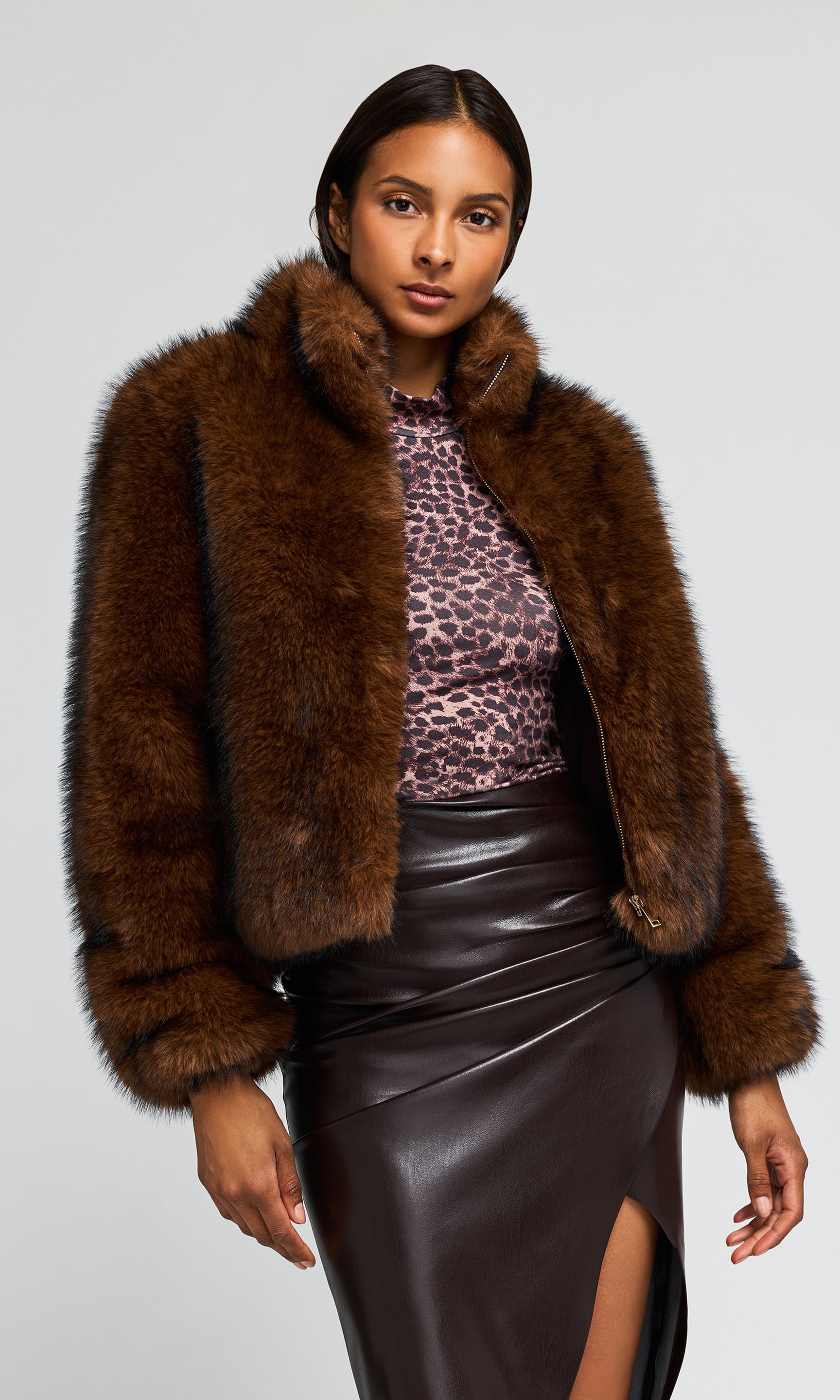 Jamie Faux Fur Jacket