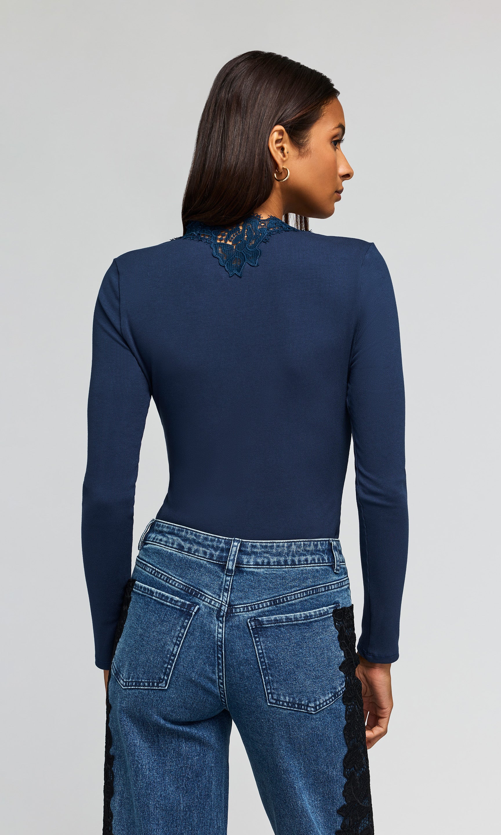 Lady Lace Combo Top