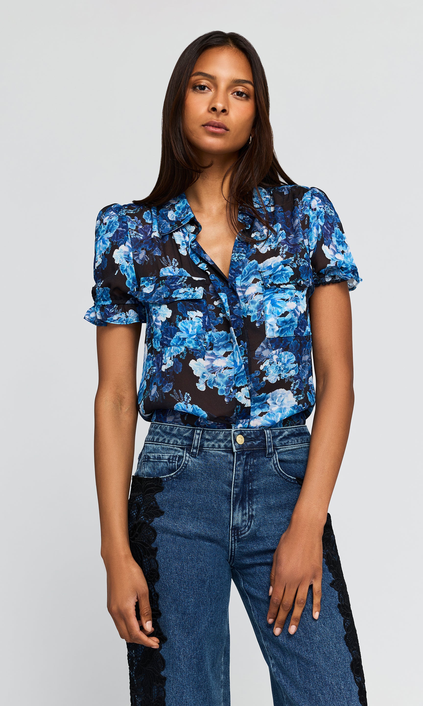 Mina Floral Georgette Shirt