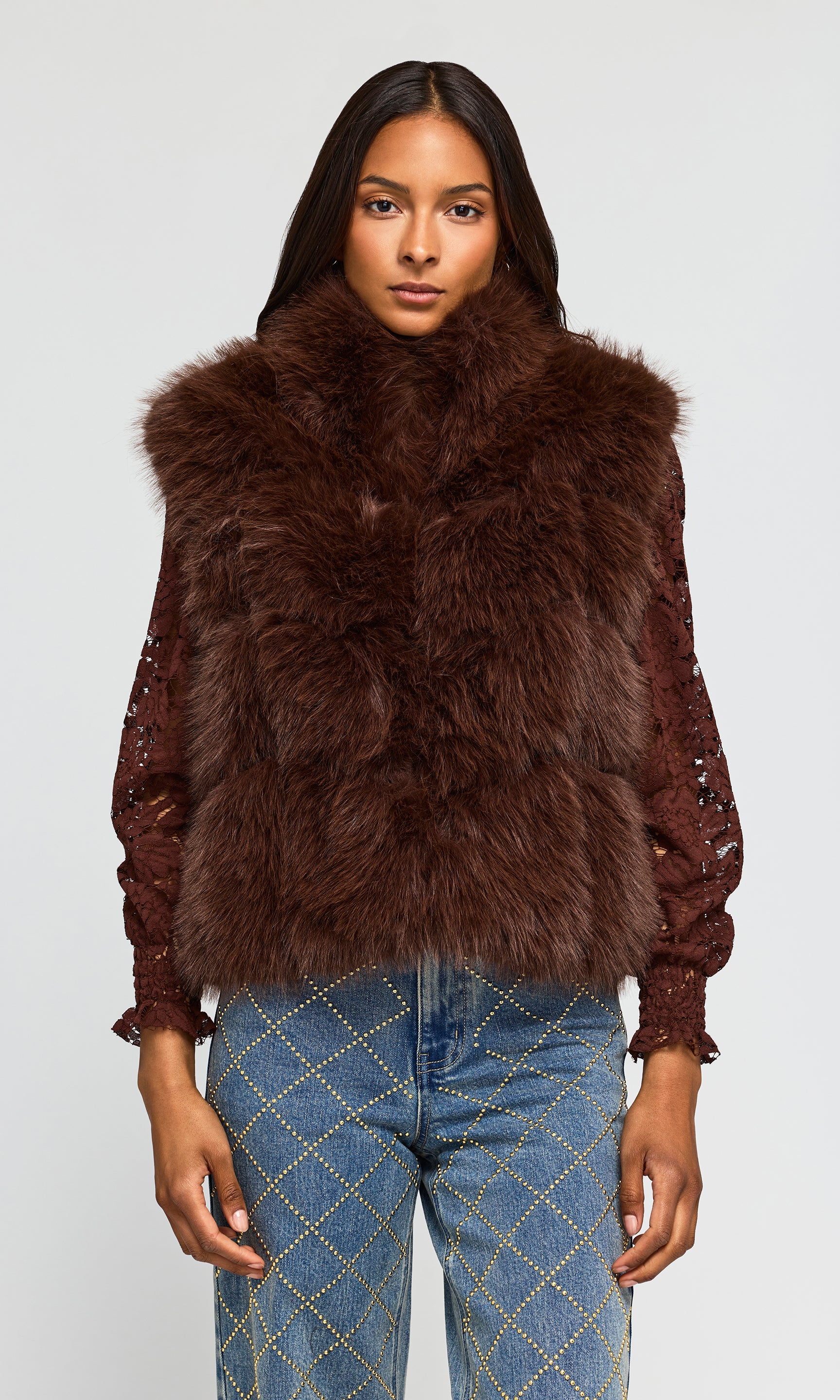 Rosario Faux Fur Vest