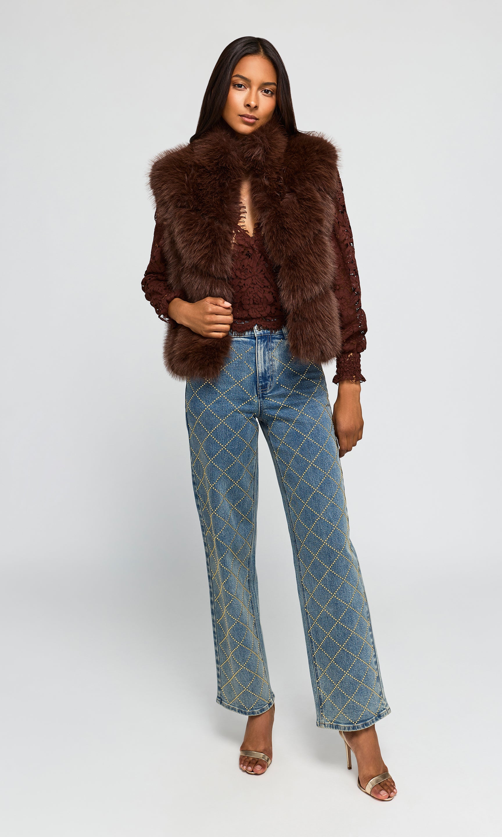 Rosario Faux Fur Vest