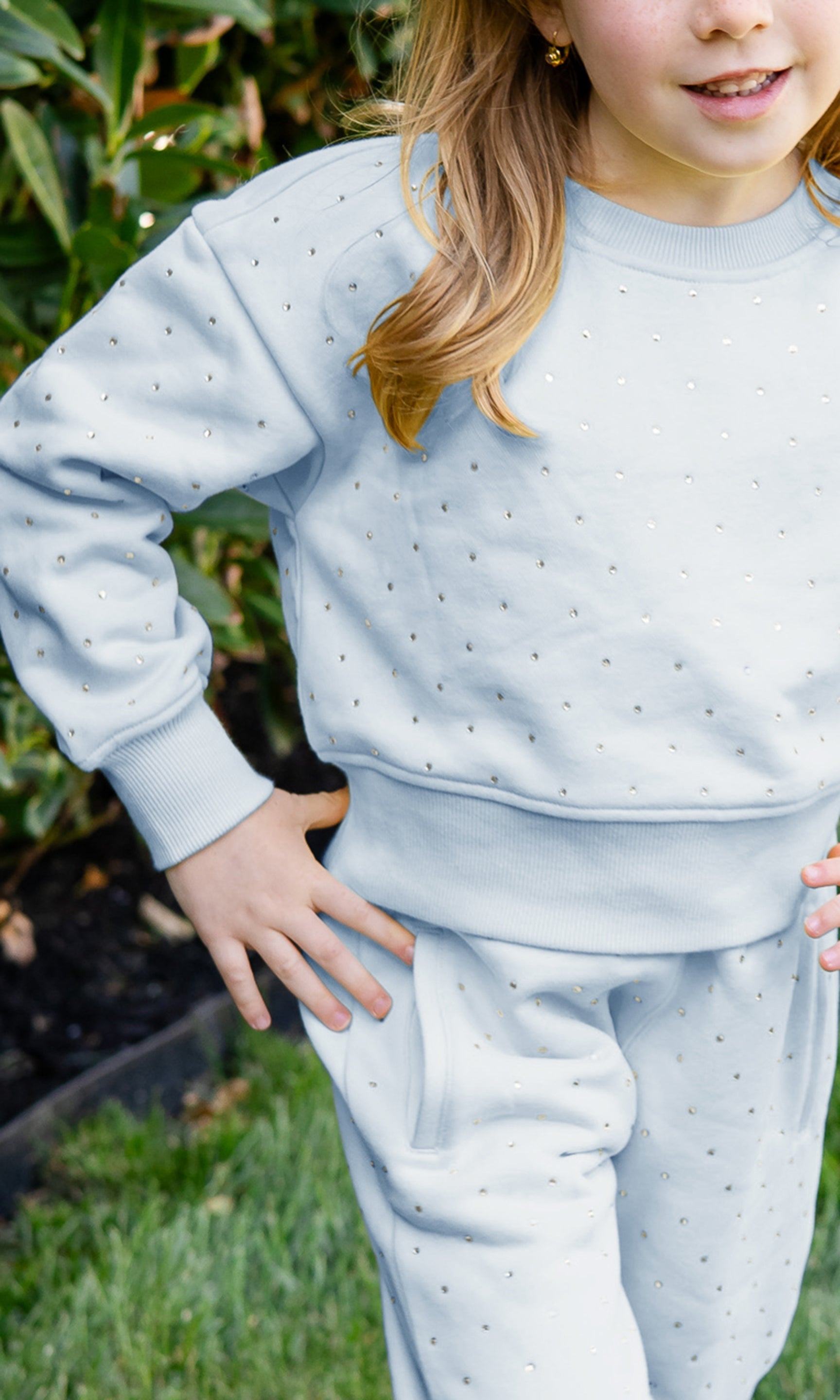 Girl's Elaine Crystal Sweatshirt