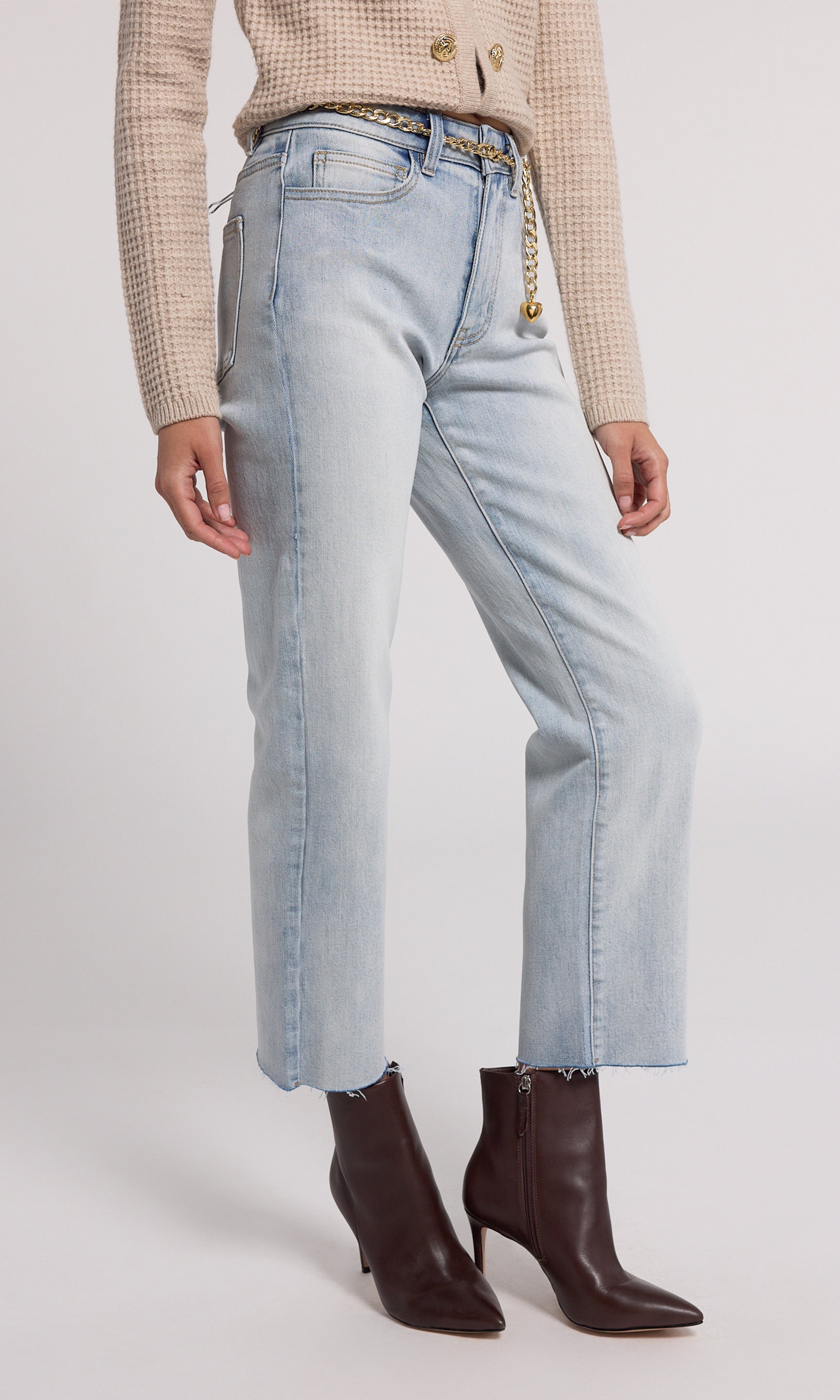 Jordy Chain Belted Jeans