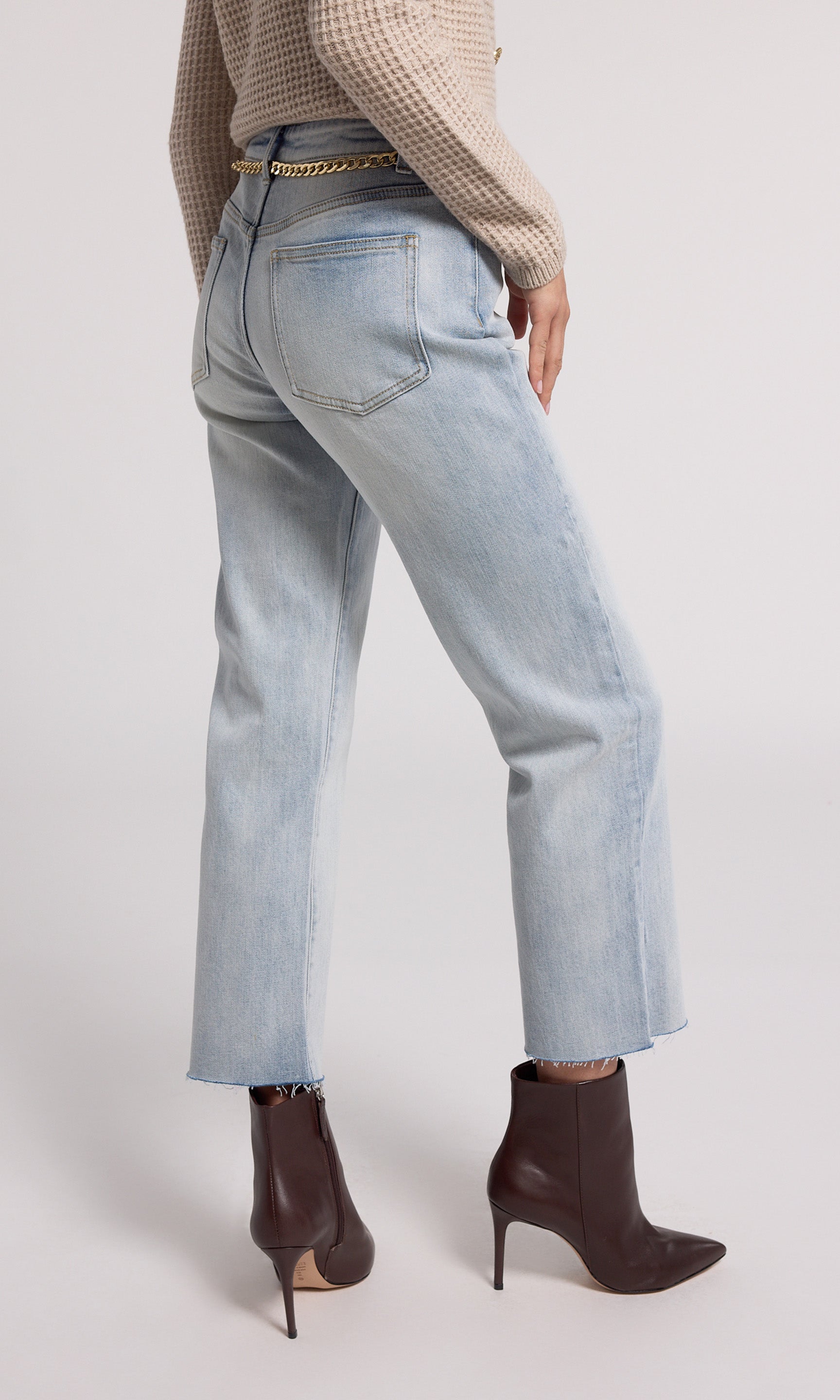 Jordy Chain Belted Jeans