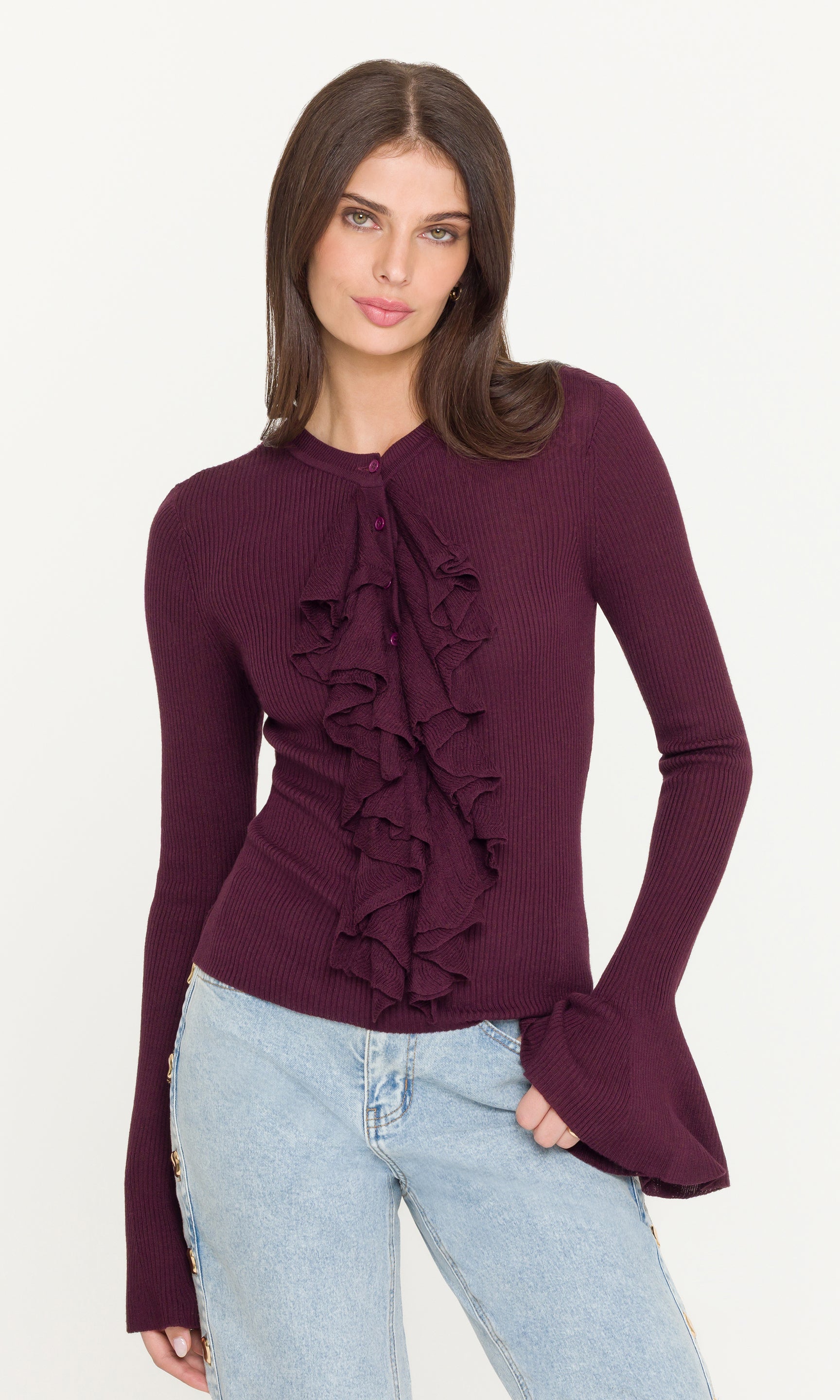 Maisie Ruffle Sweater