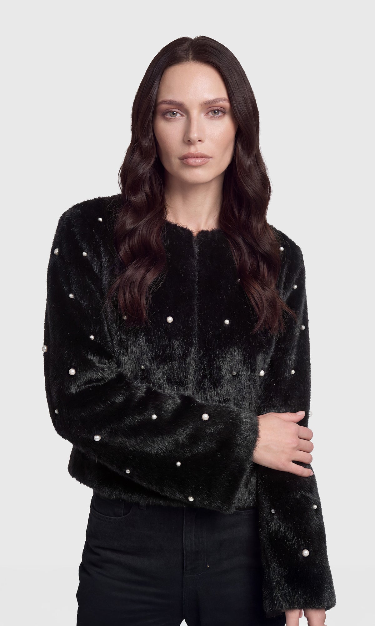 Jailyn Pearl Faux Fur Jacket