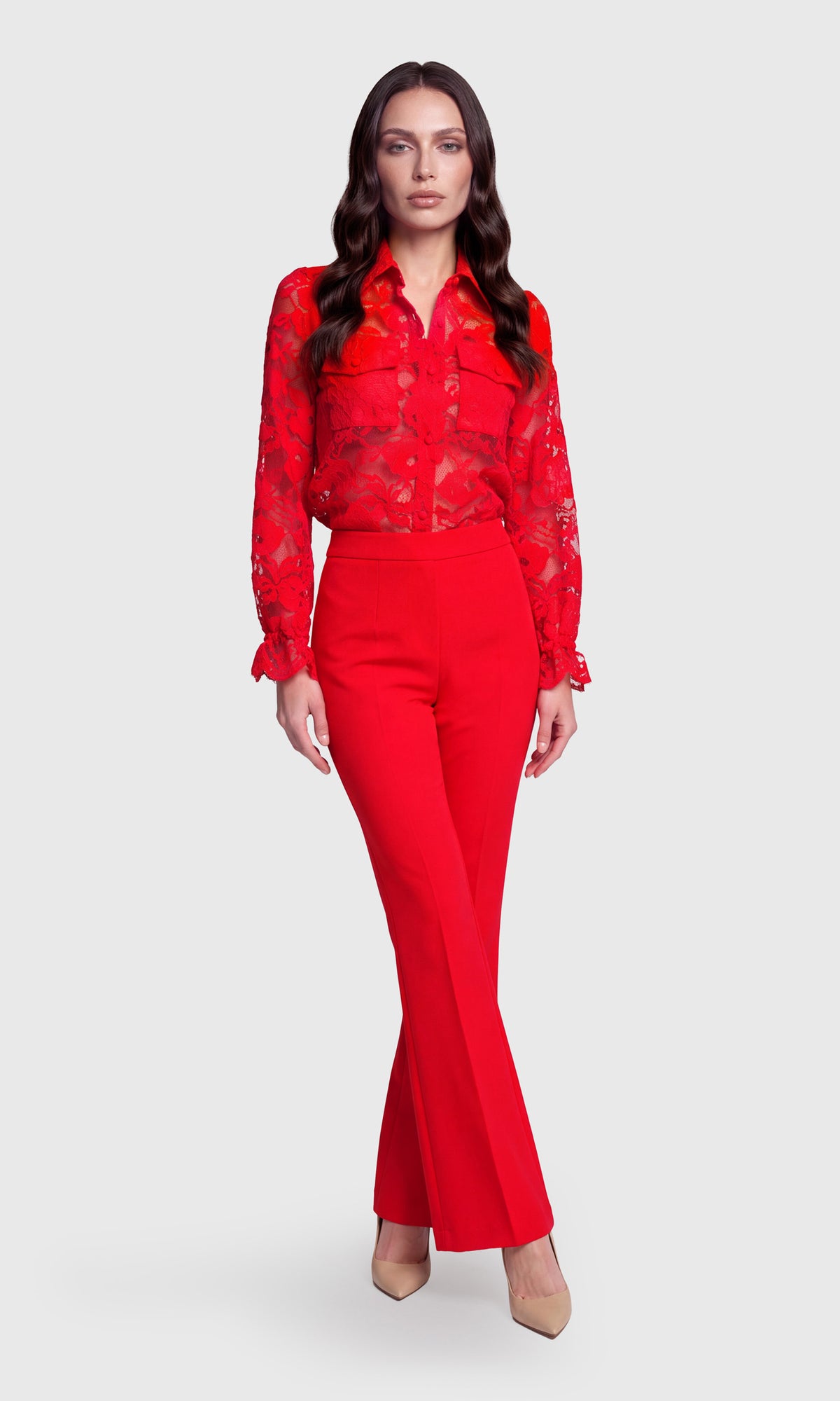 Priya Mesh Lace Shirt