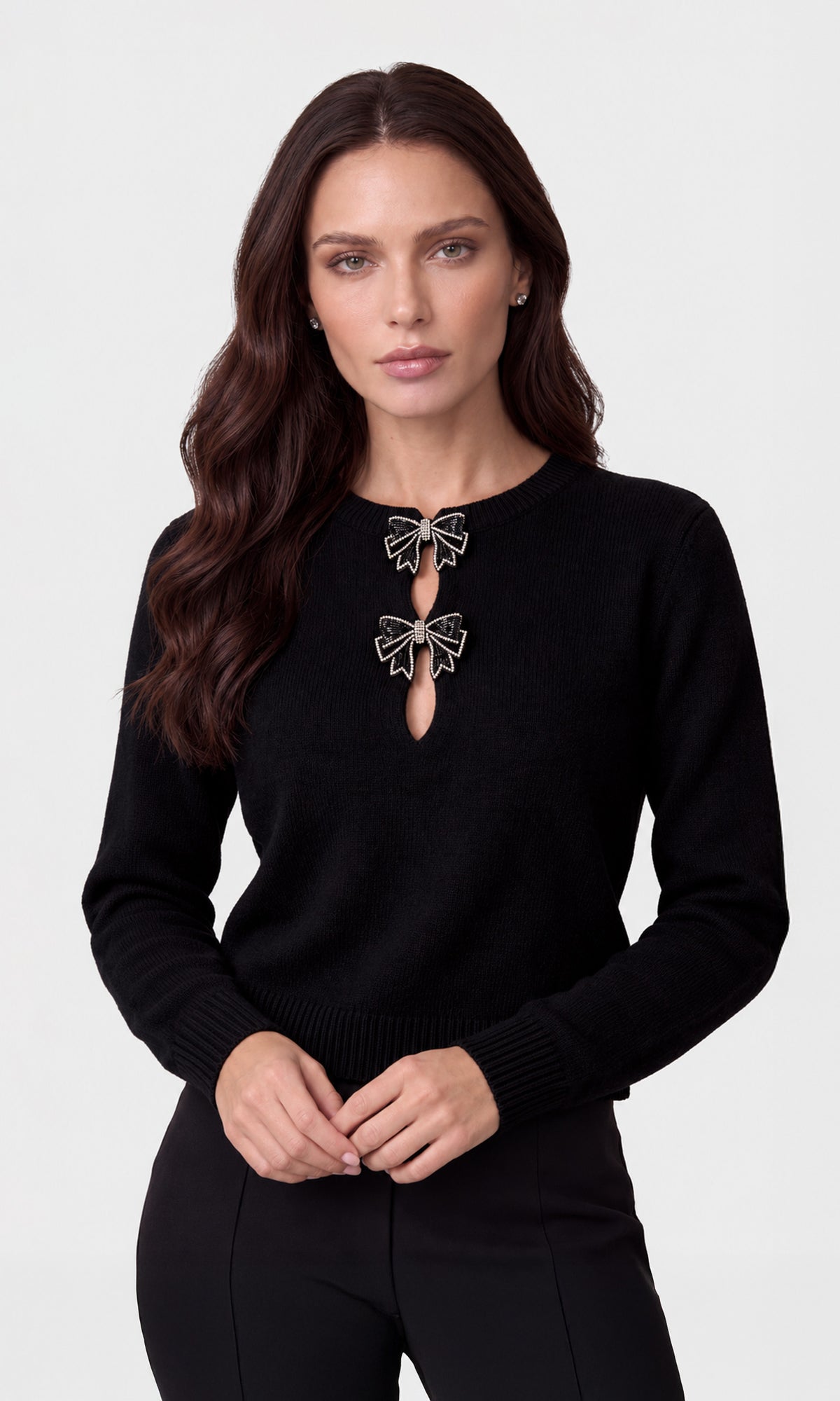 Yulia Bow Sweater