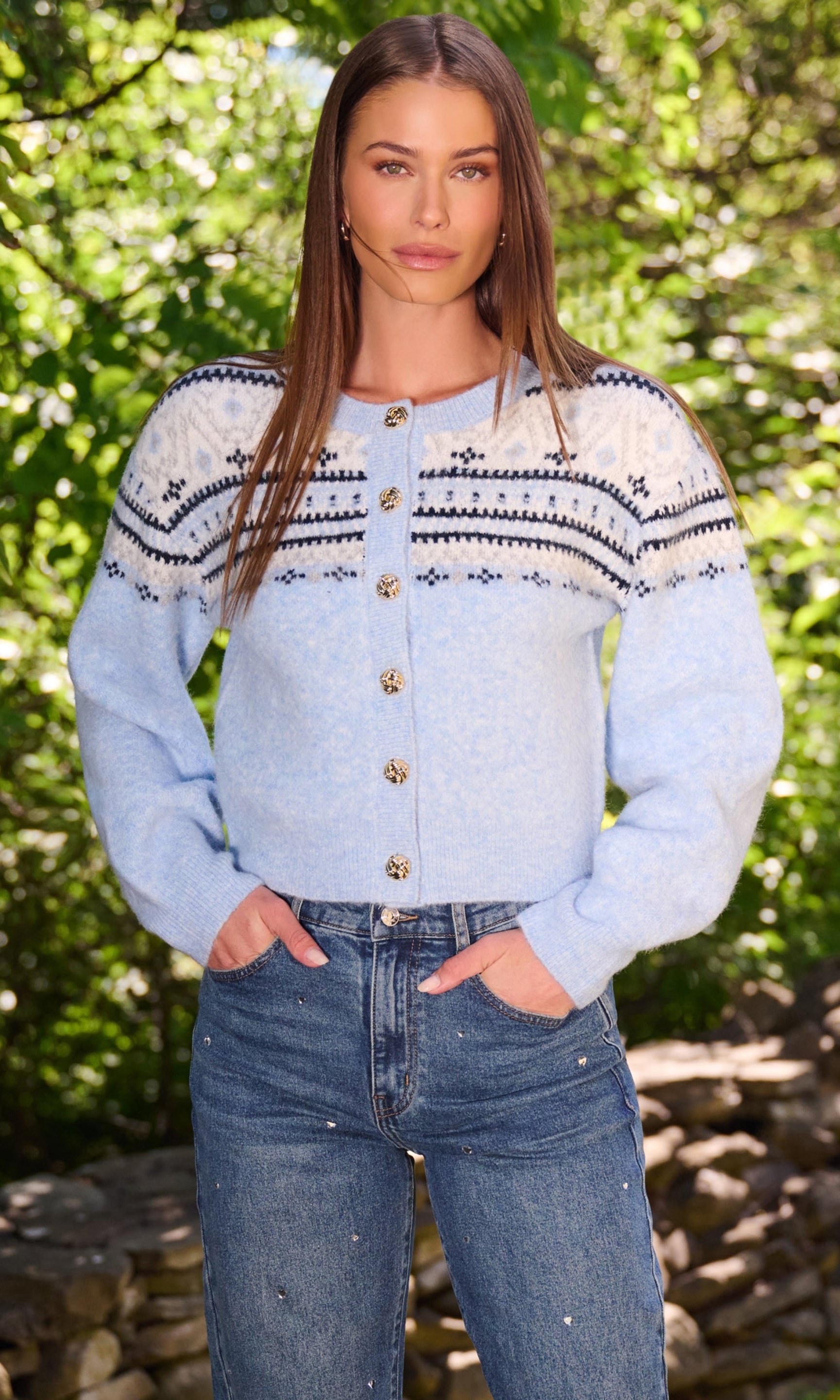 Hilda Fairisle Cardigan