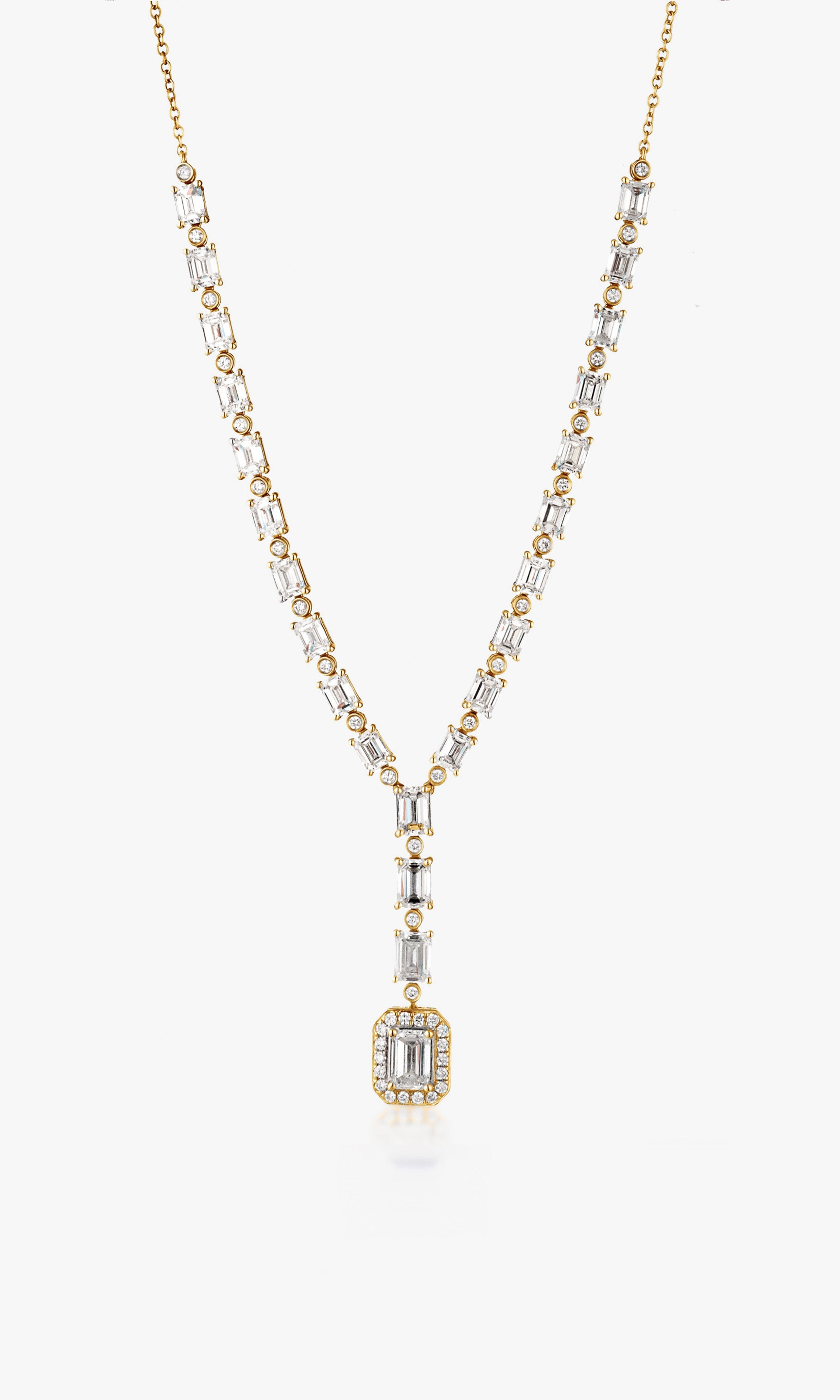 Love At First Sight Lariat Necklace 7.25 Carats