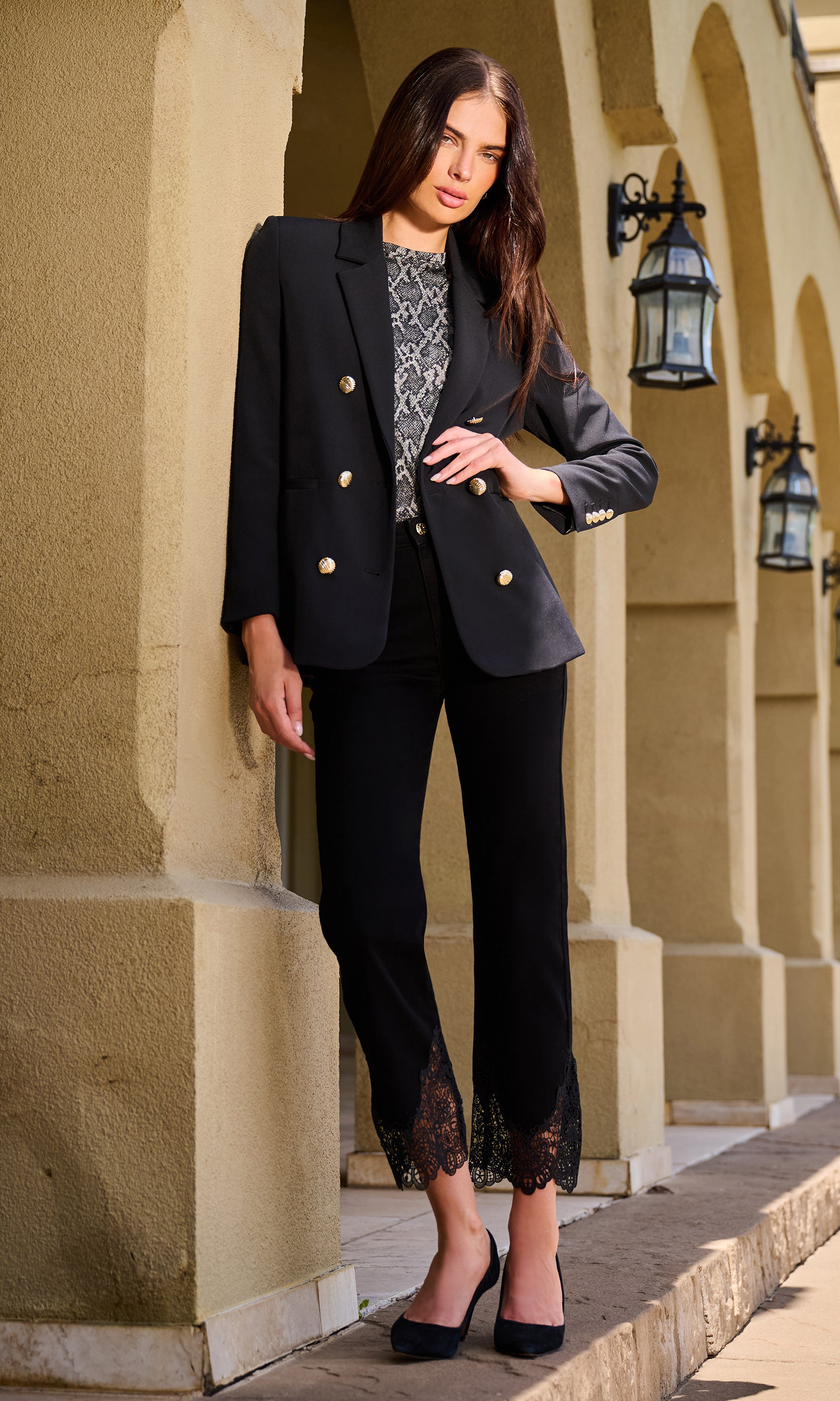 Leighton Crepe Blazer