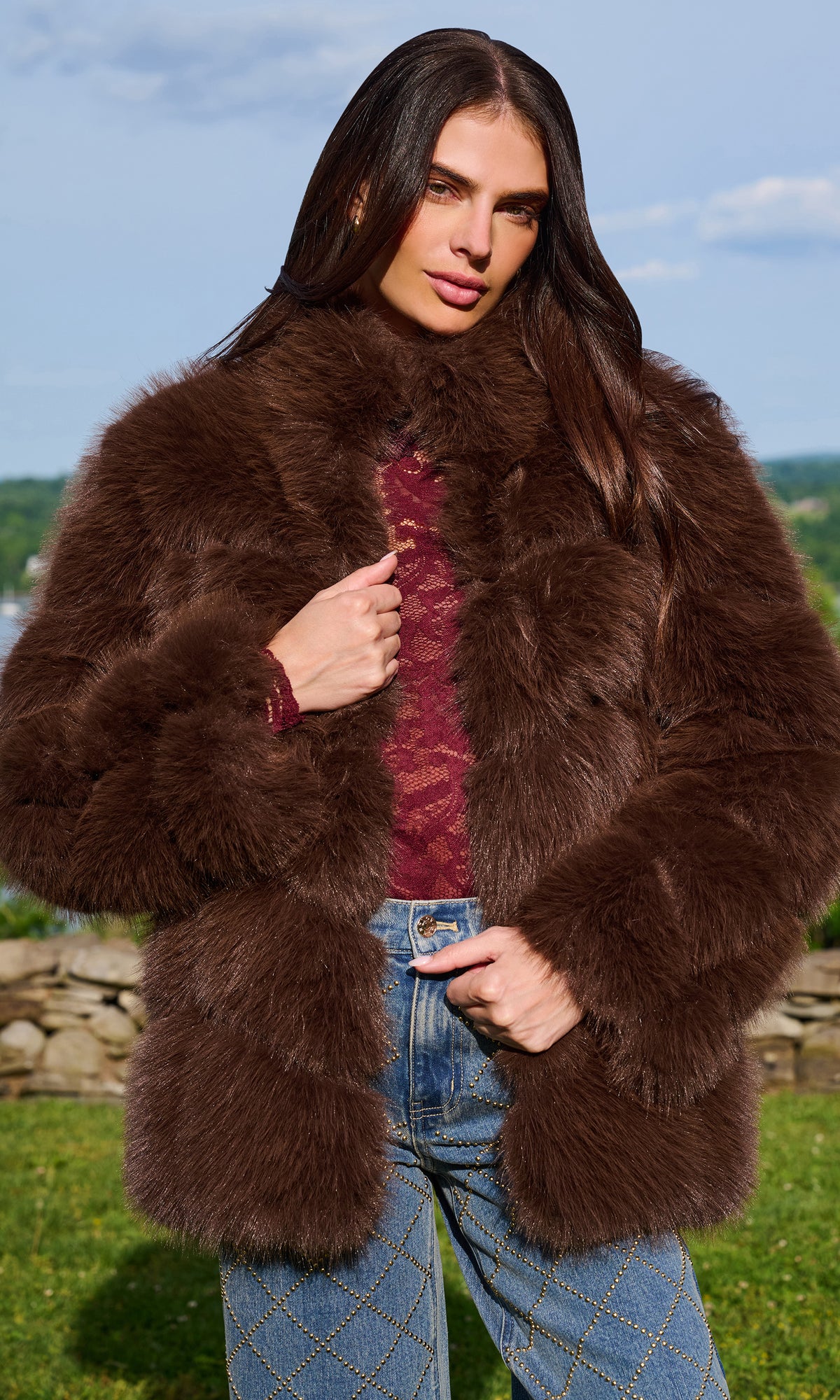 Louisa Faux Fur Jacket