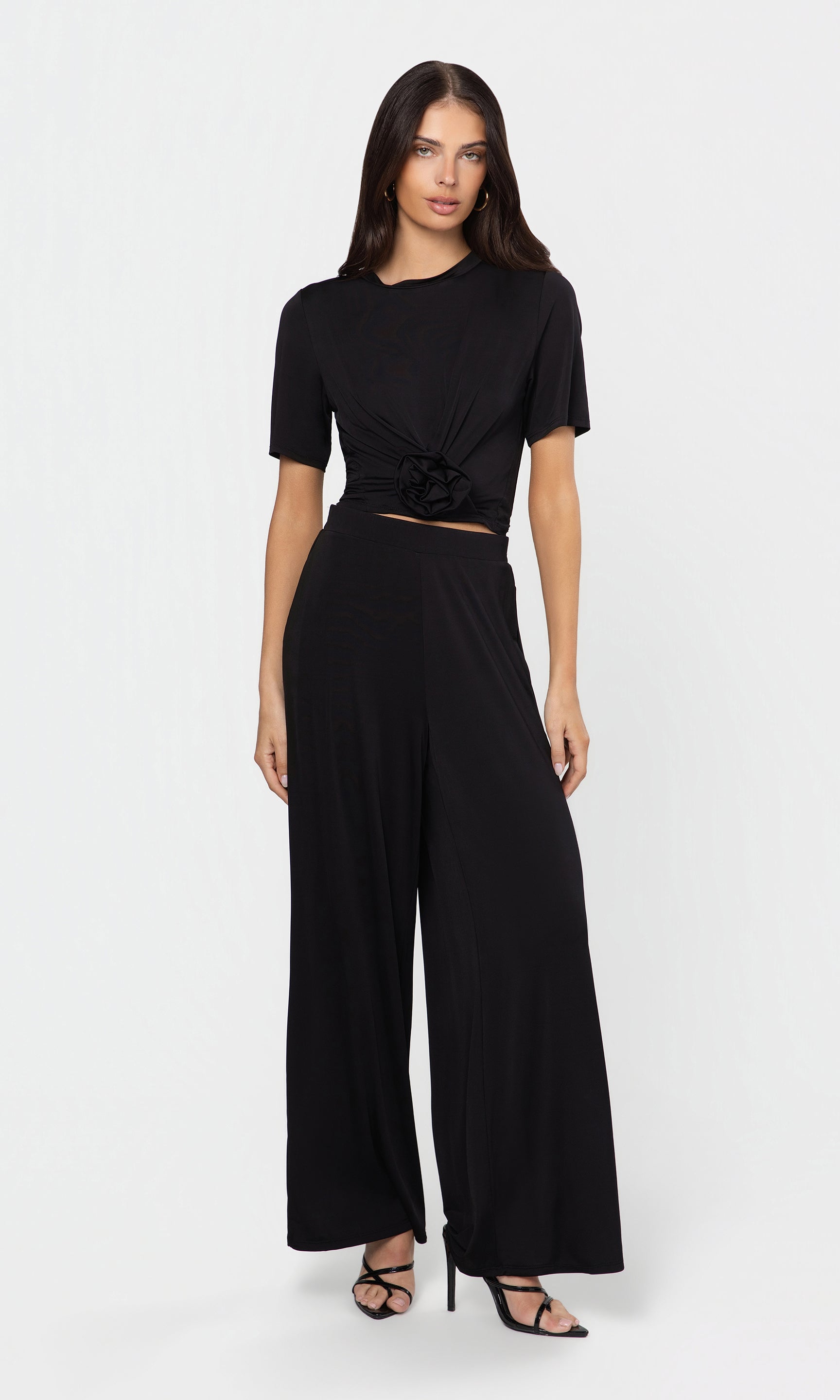 Adelaide Rose Sheen Jersey Top