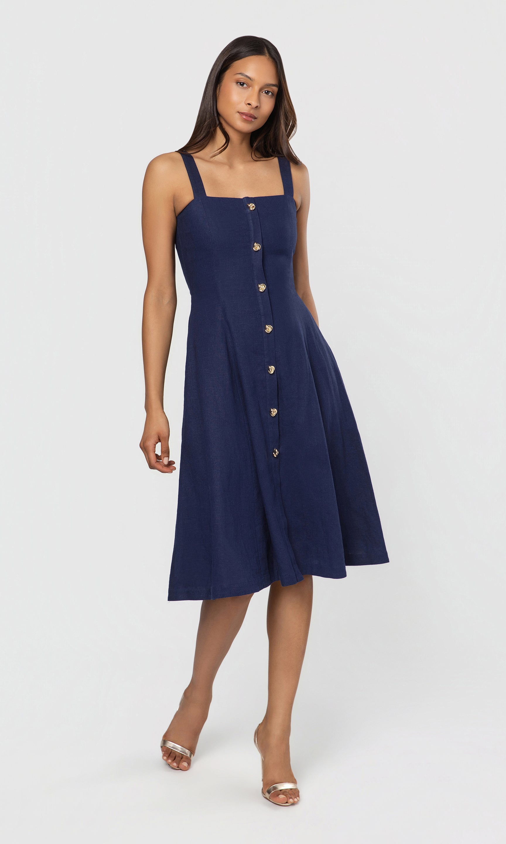 Freida Linen Dress