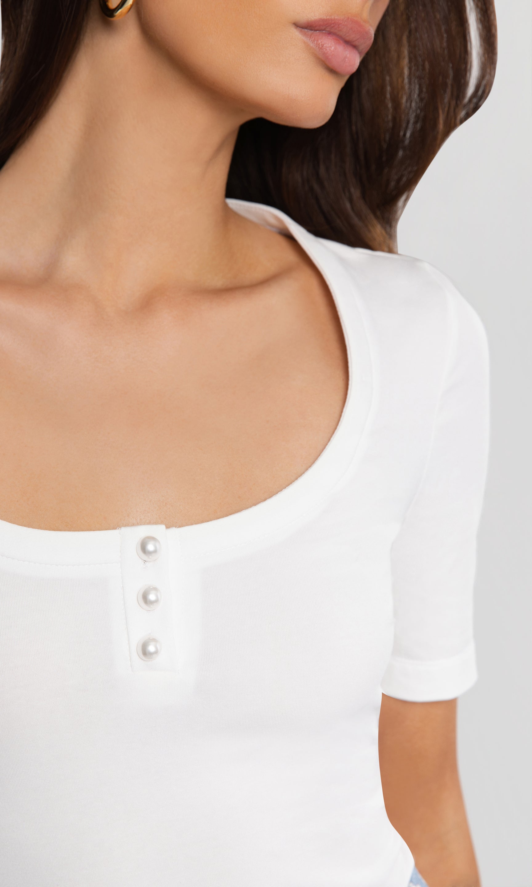 Tawny Henley Top
