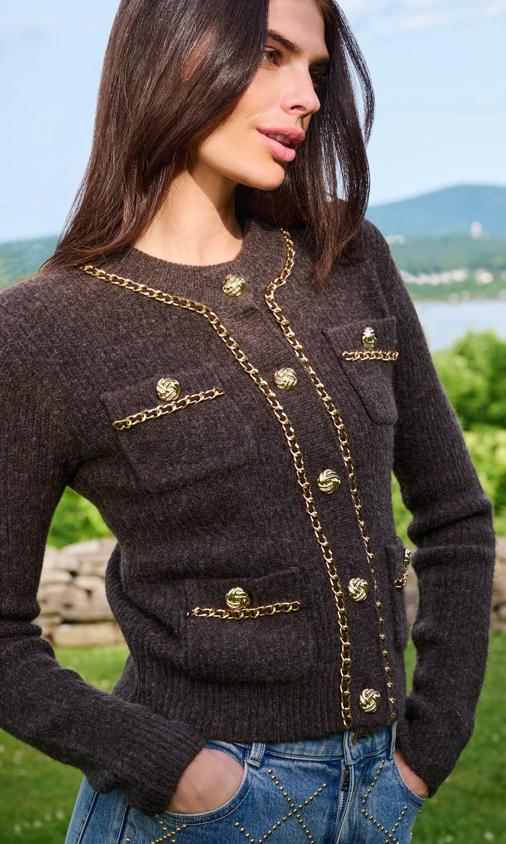 Selma Chain Cardigan
