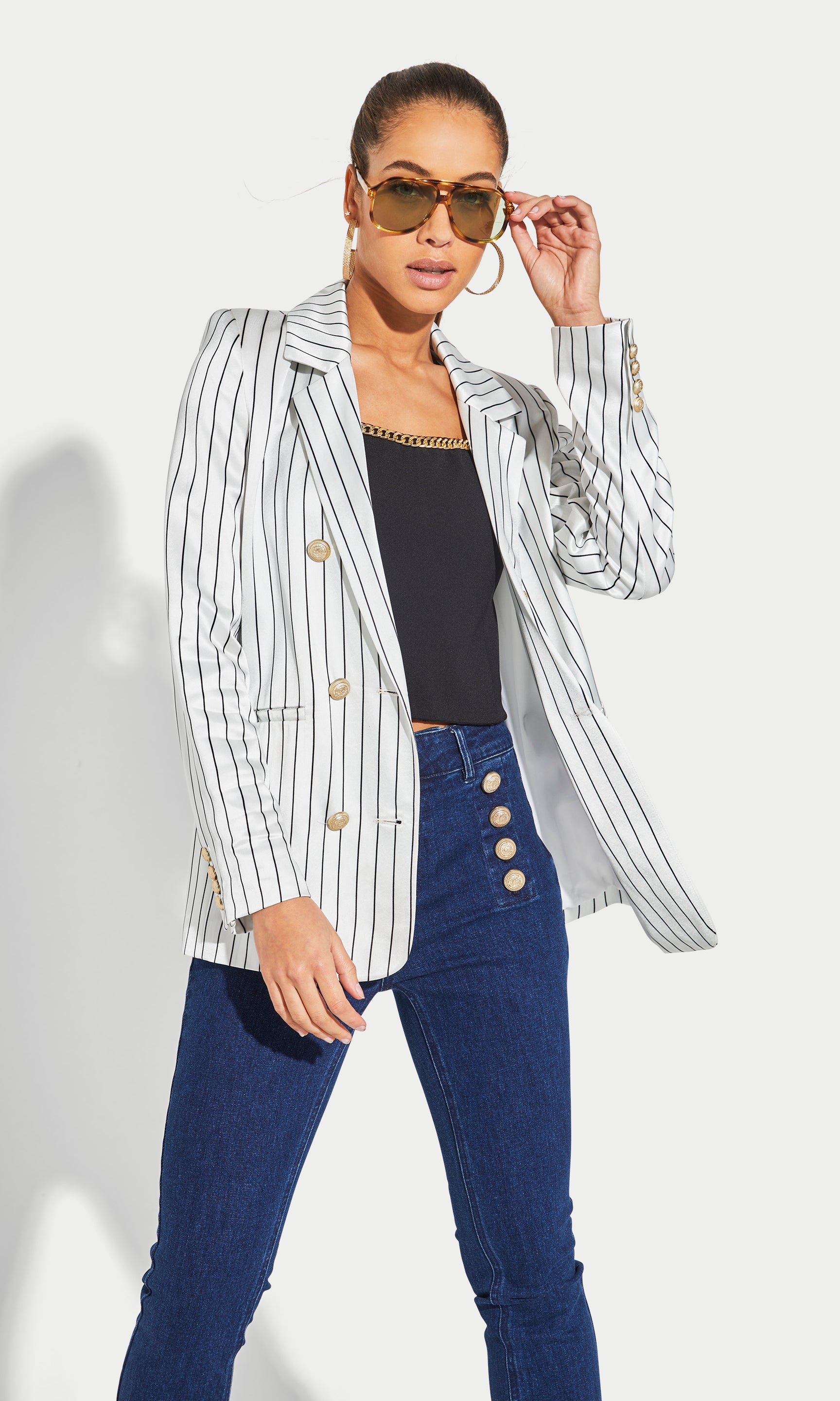 Leighton Satin Blazer Generation Love