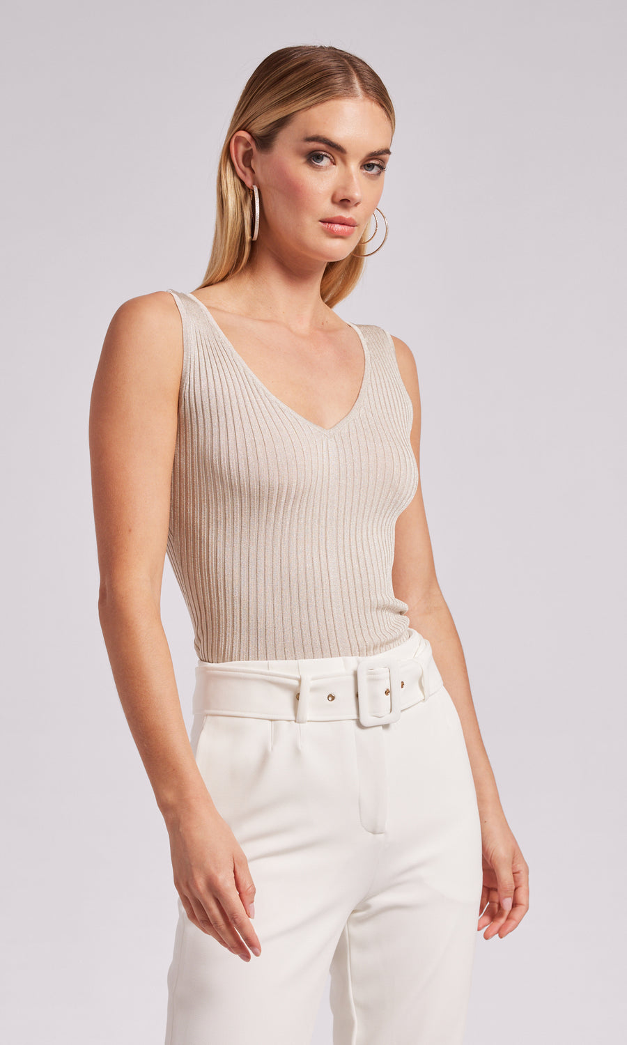 Andie Sweater Tank - Champagne 
