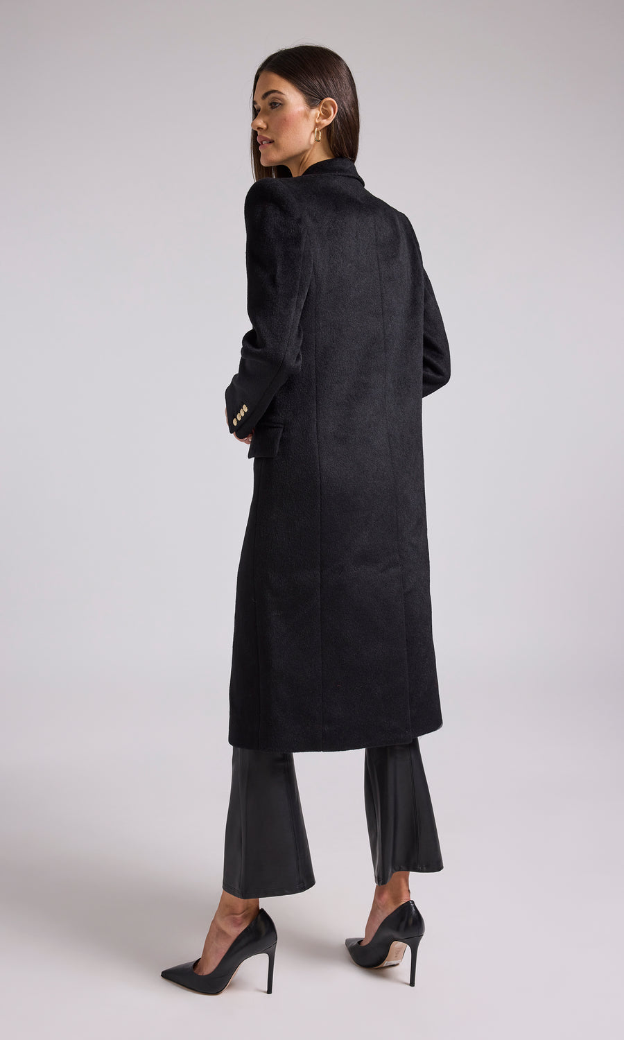 Andie Wool Coat - Black