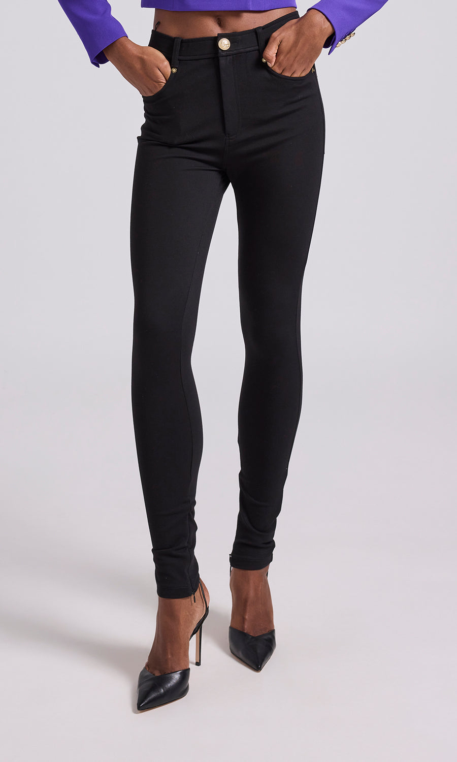 Hayley Essential Ponte pants - Black – Love Your Wardrobe