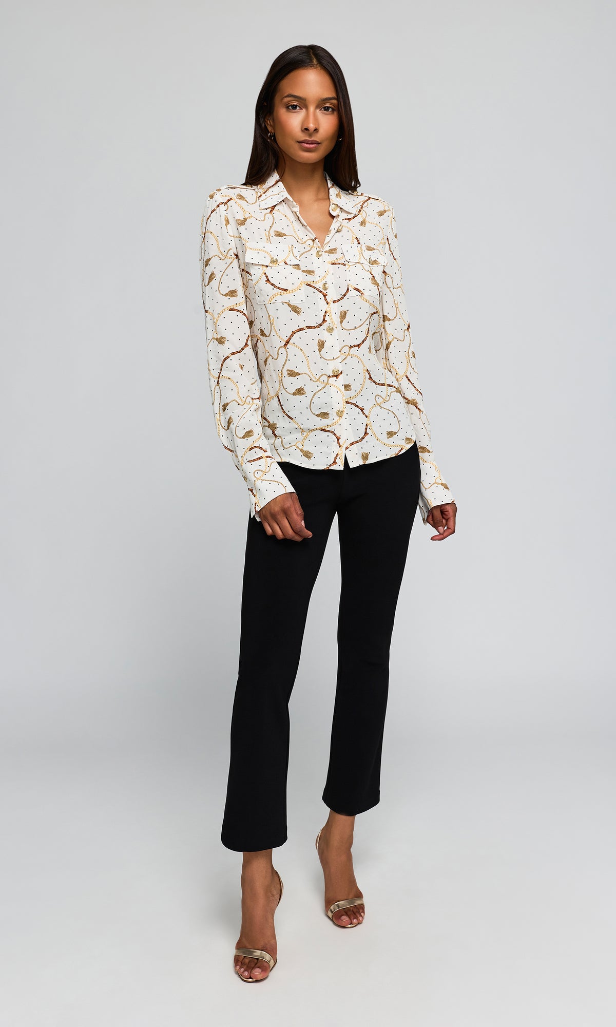 Allure Chain Georgette Shirt