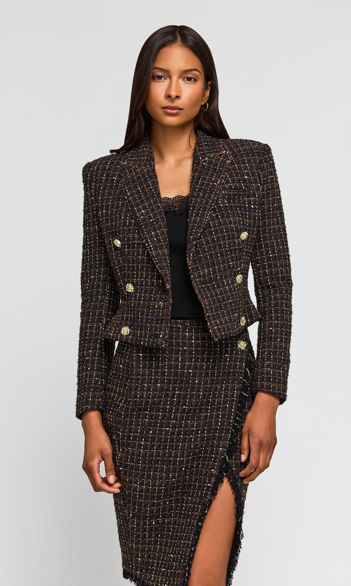 Aytul Tweed Blazer