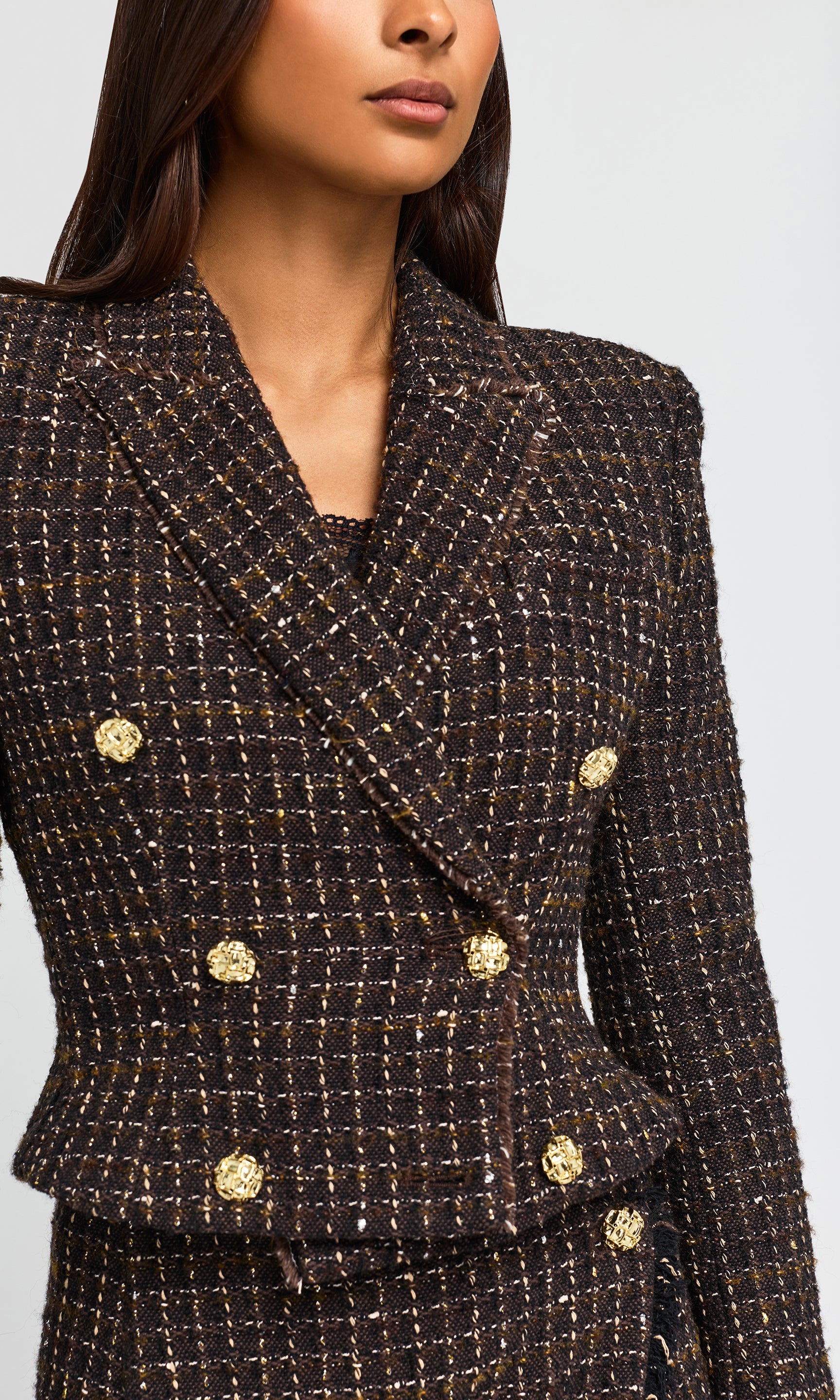 Aytul Tweed Blazer