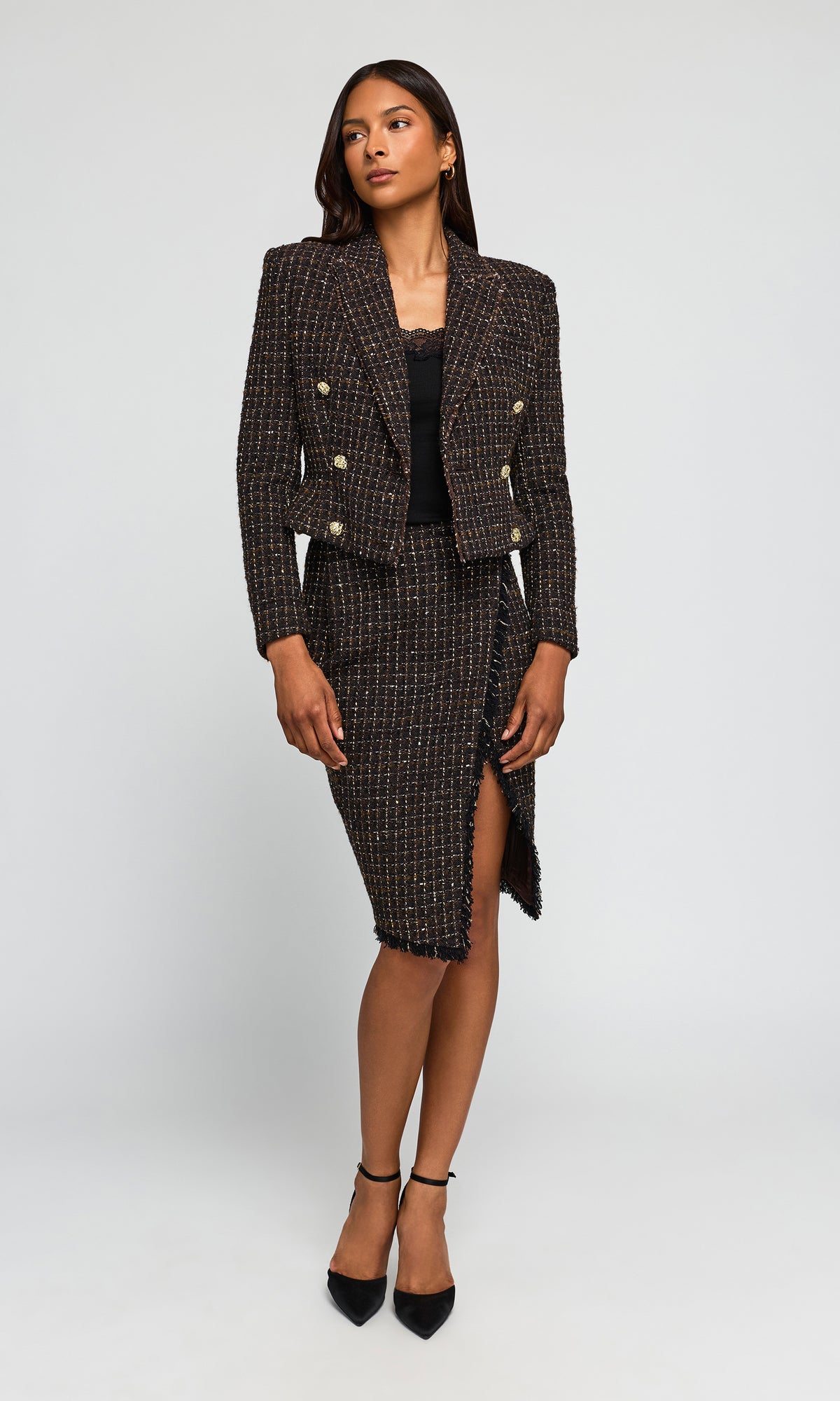 Aytul Tweed Blazer