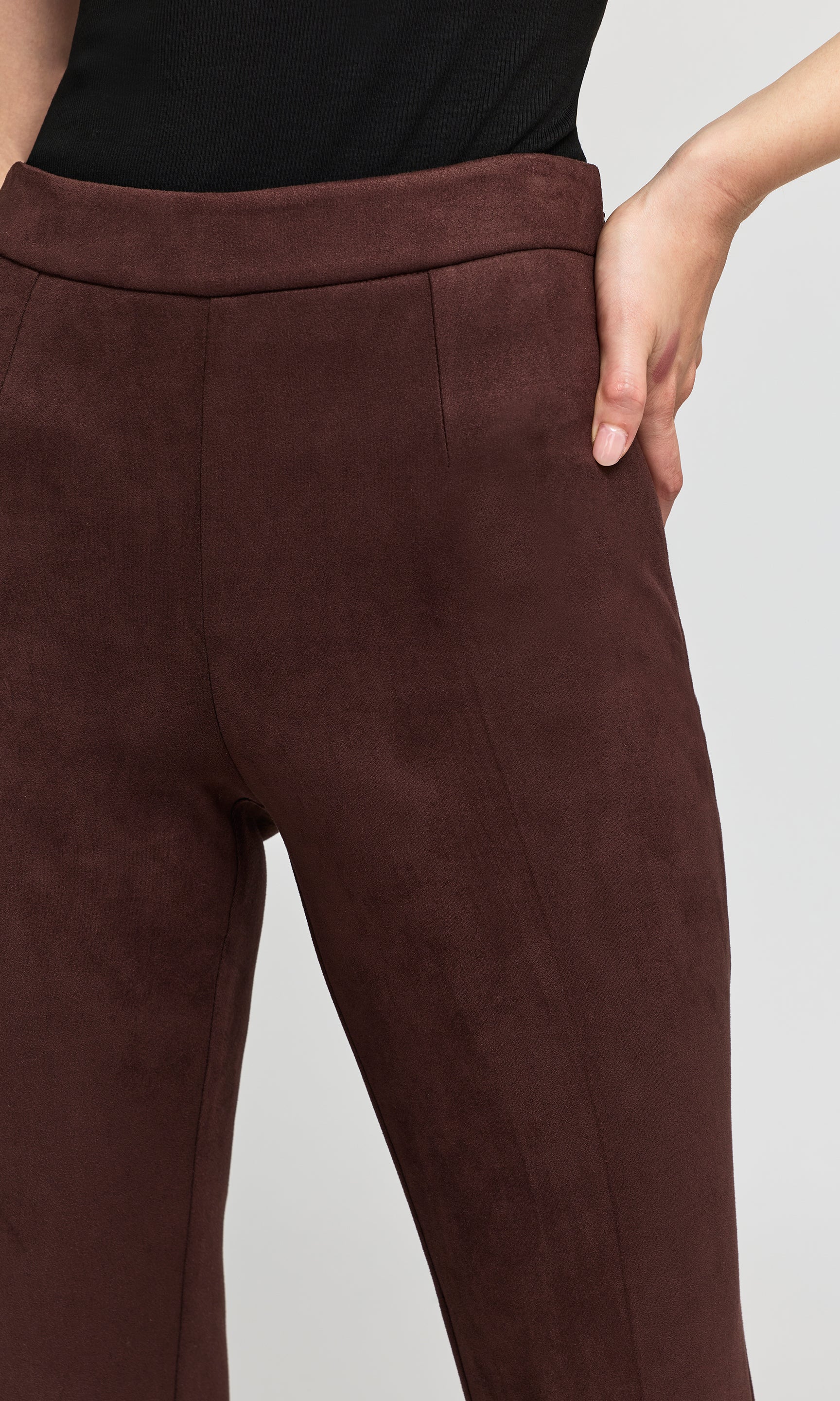 Elise Stretch Suede Pants