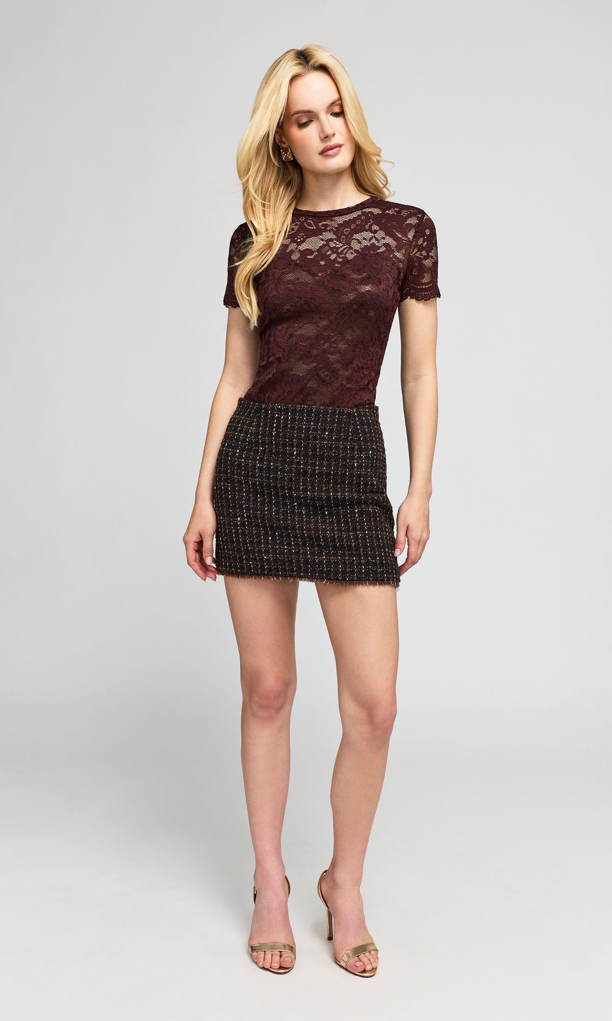 Sabina Tweed Skirt
