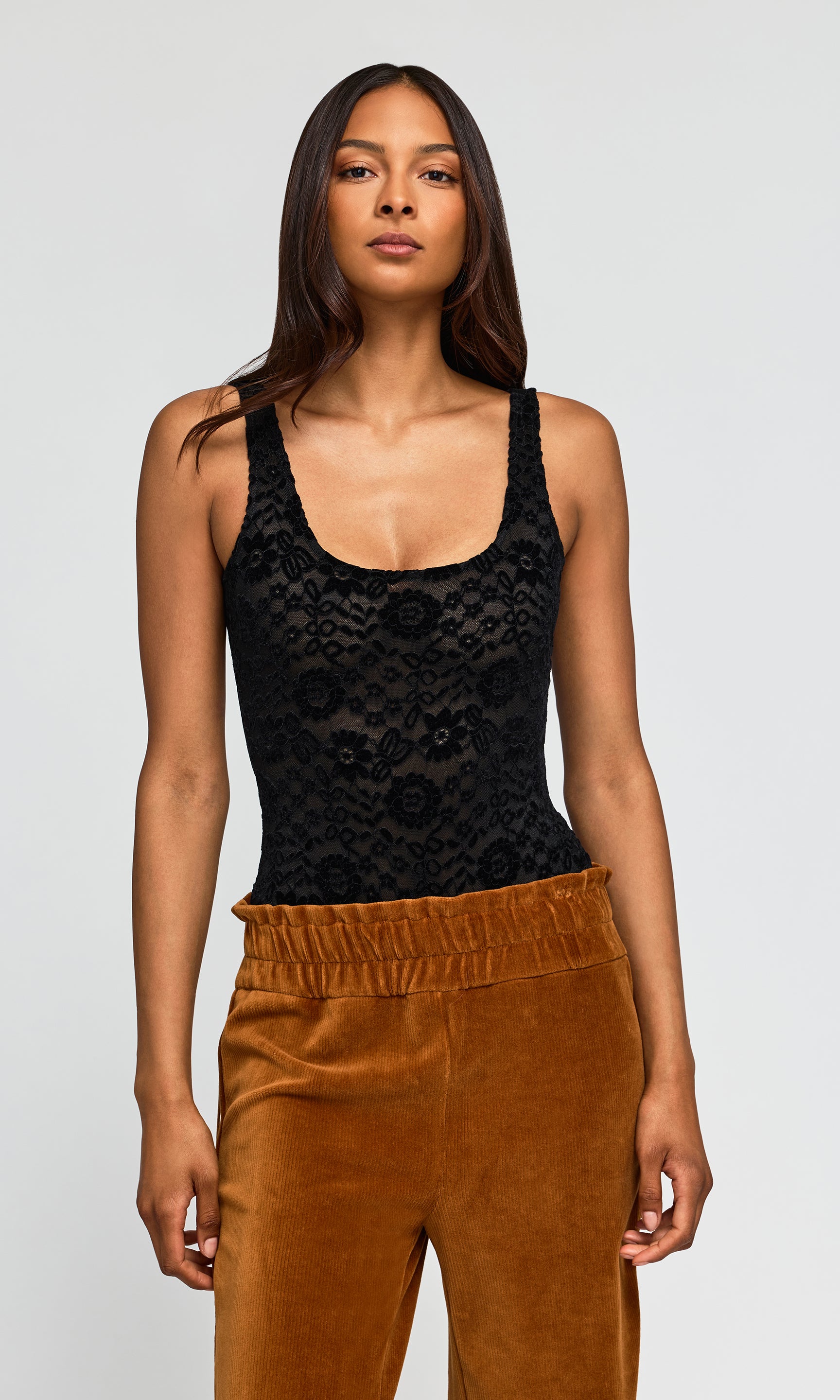 Gigi Velvet Lace Bodysuit