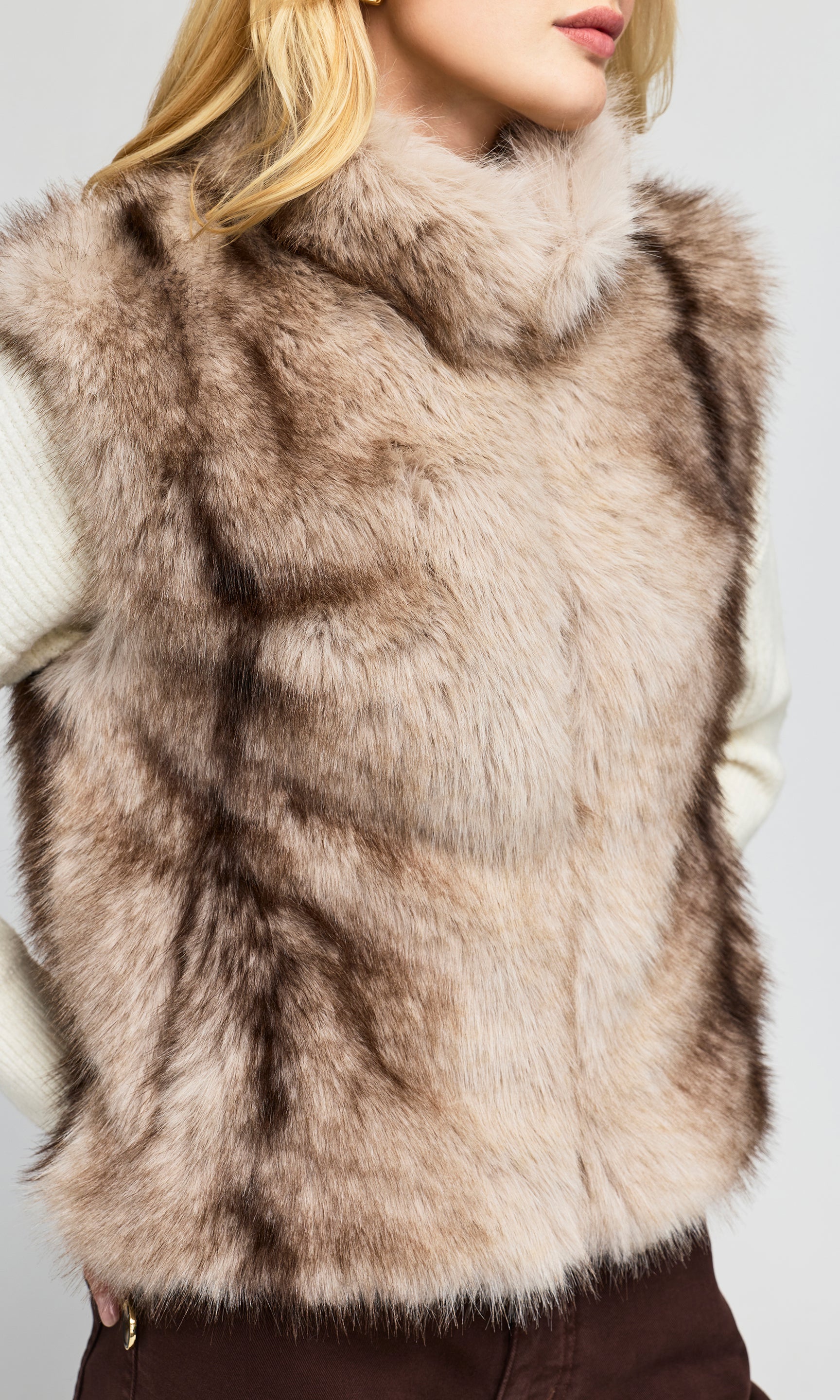 Helena Faux Fur Vest