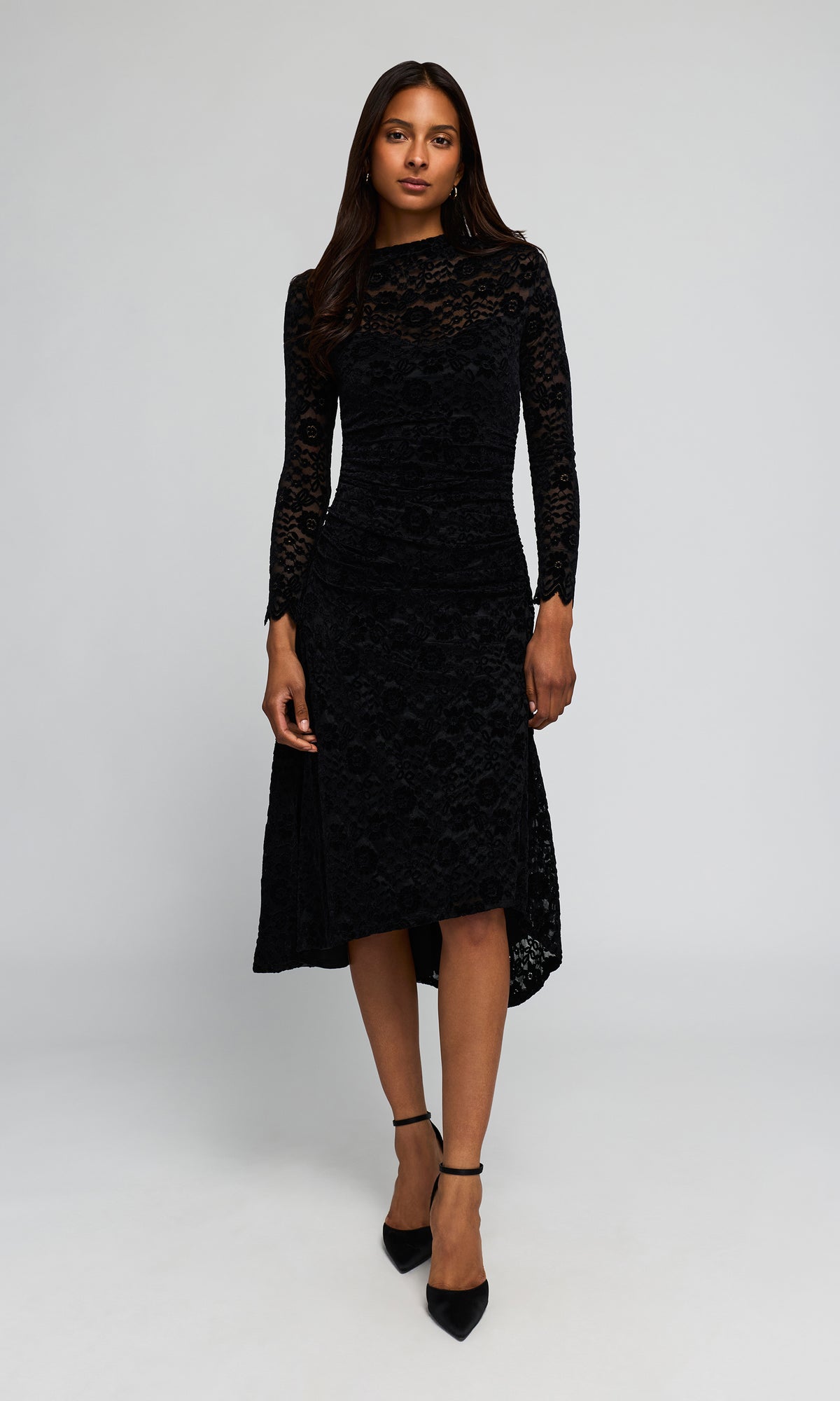Karmen Velvet Lace Dress