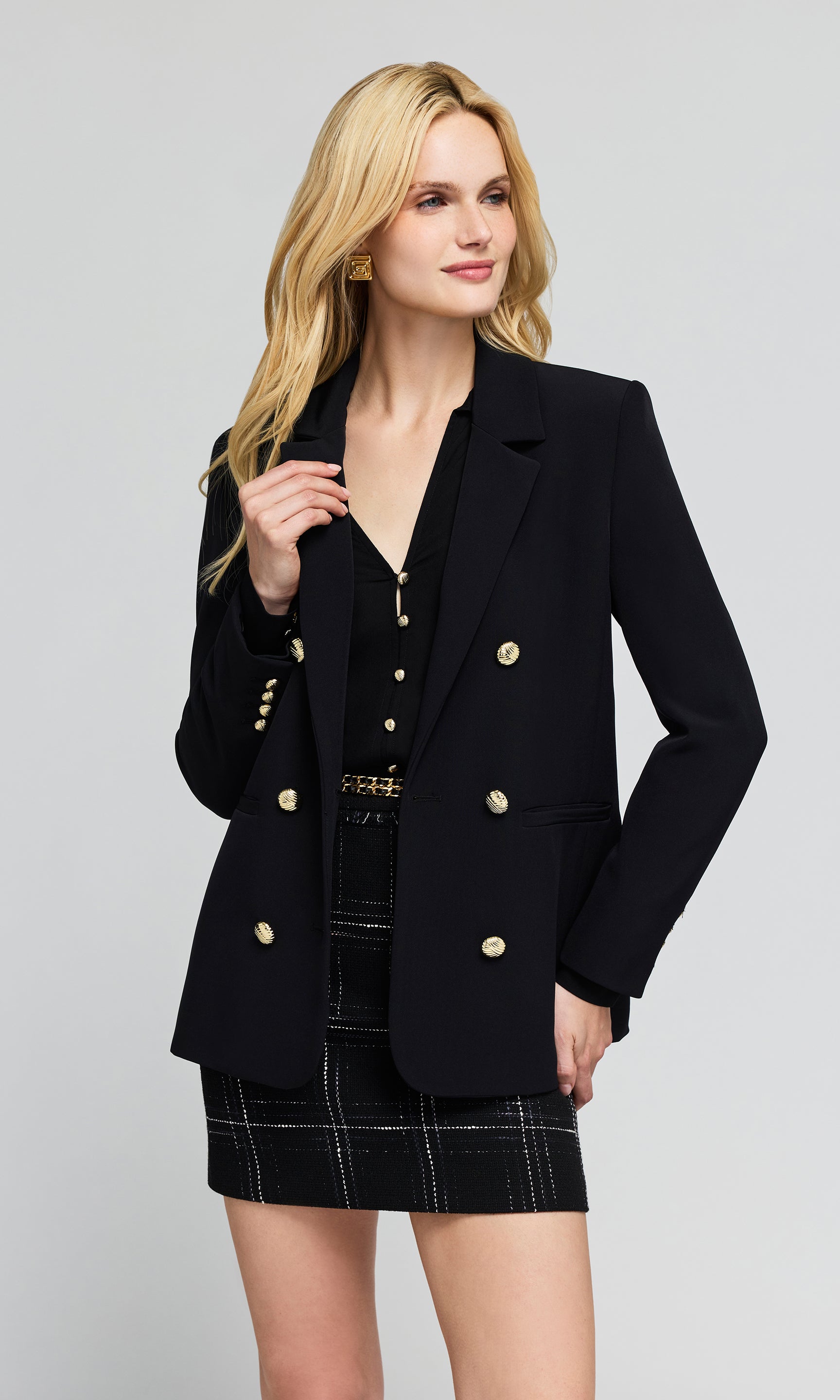 Leighton Crepe Blazer