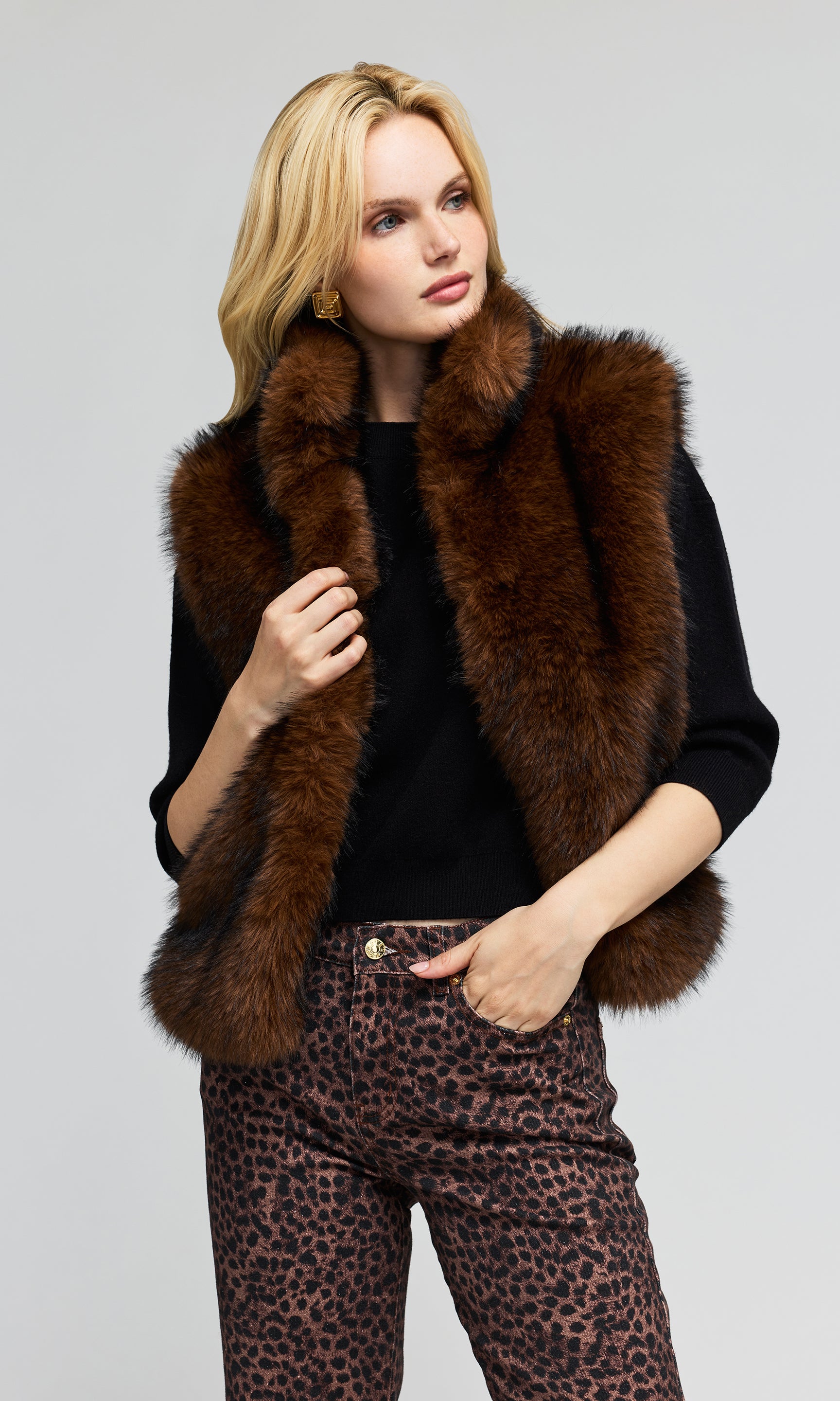 Liona Faux Fur Vest