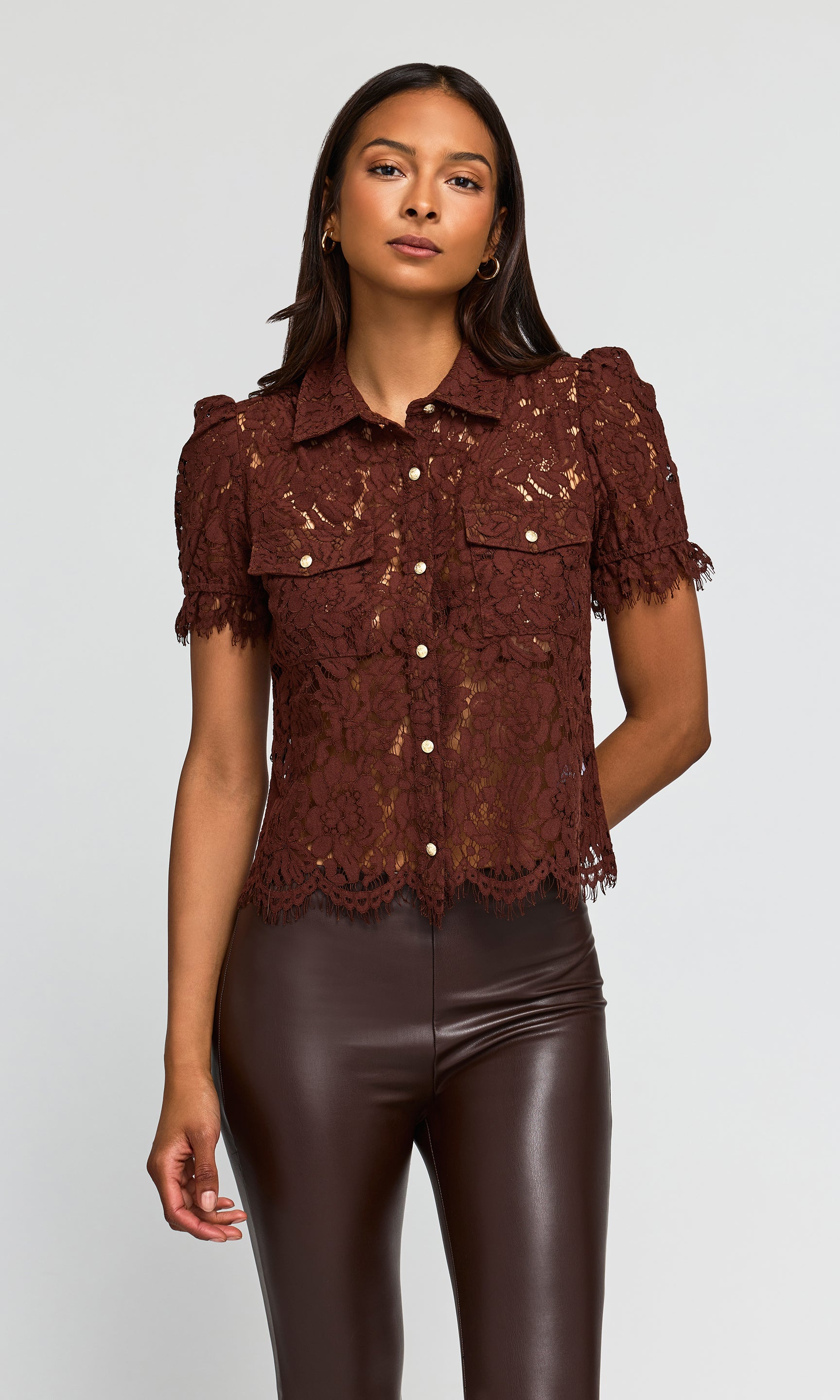 Mikaelle Lace Shirt