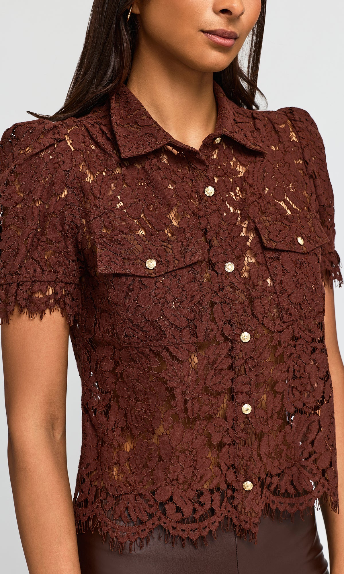 Mikaelle Lace Shirt