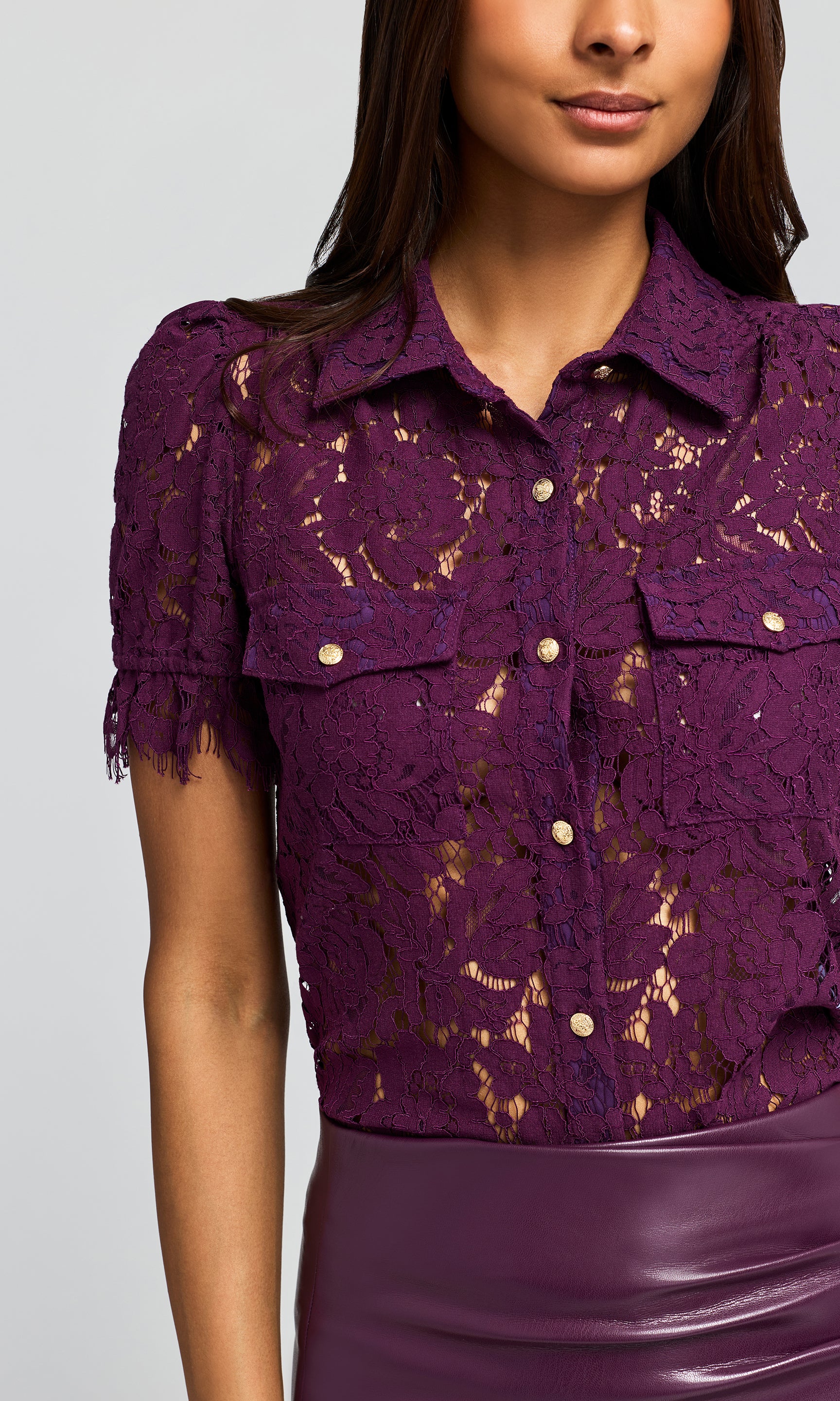 Mikaelle Lace Shirt