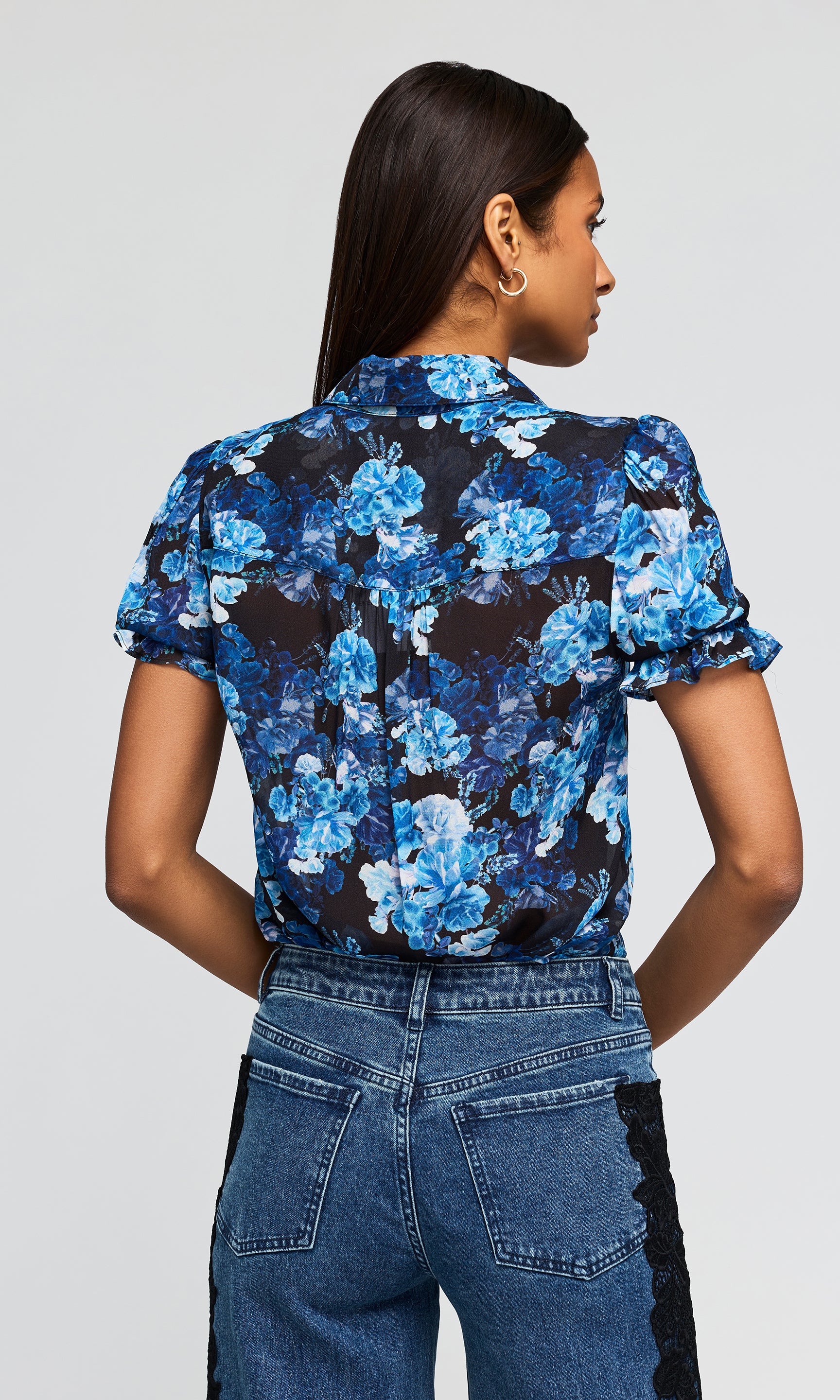 Mina Floral Georgette Shirt