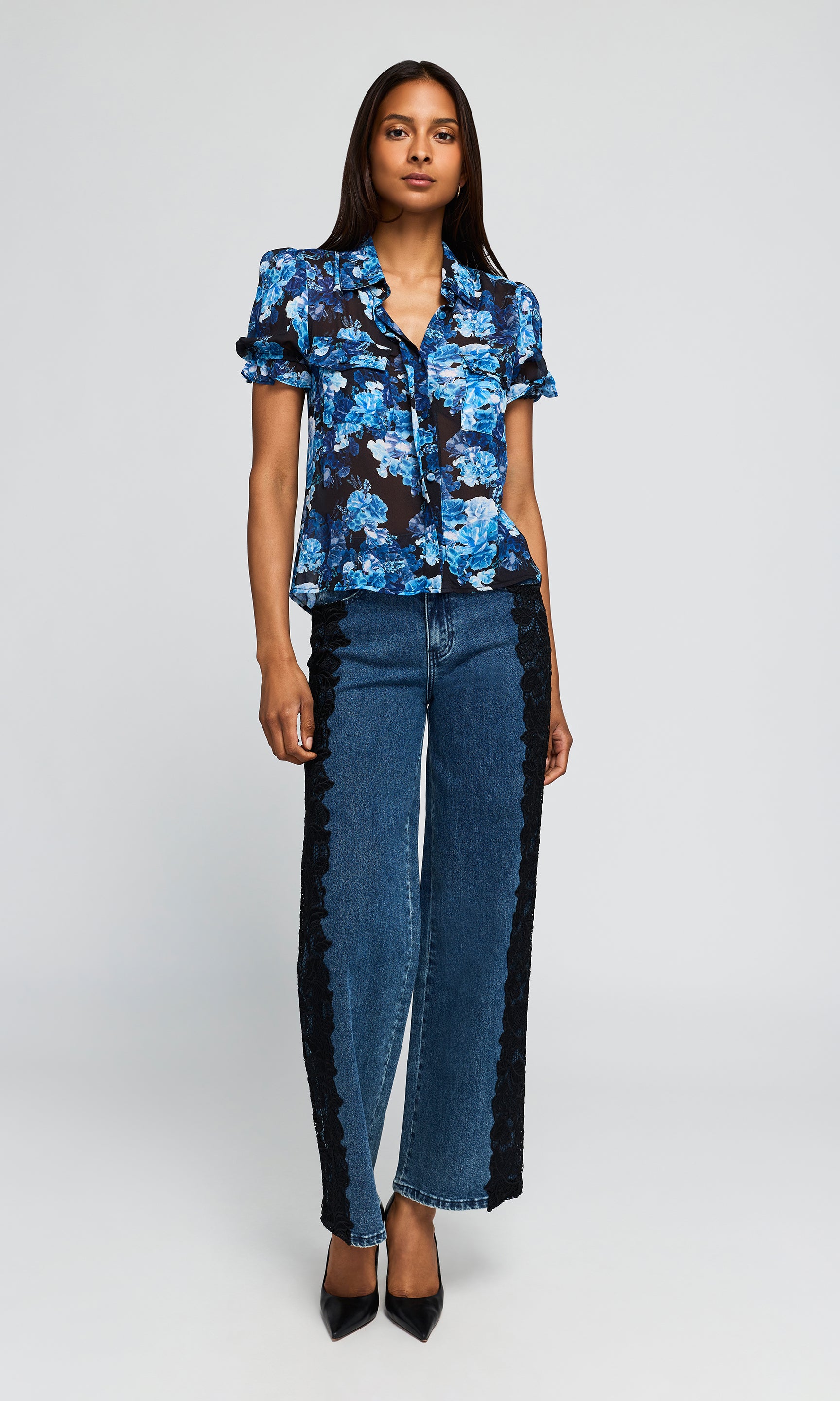 Mina Floral Georgette Shirt
