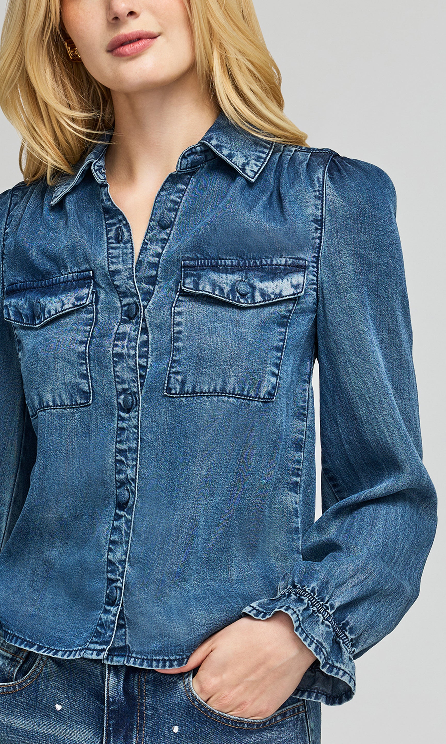 Priya Denim Shirt